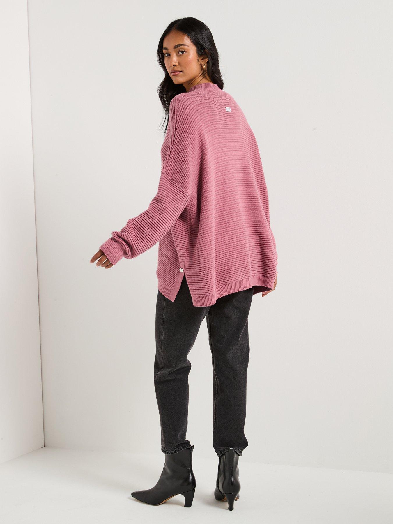 Image 2 of 6 of Barbour International BIntl Kaia Knitted Jumper - Pink