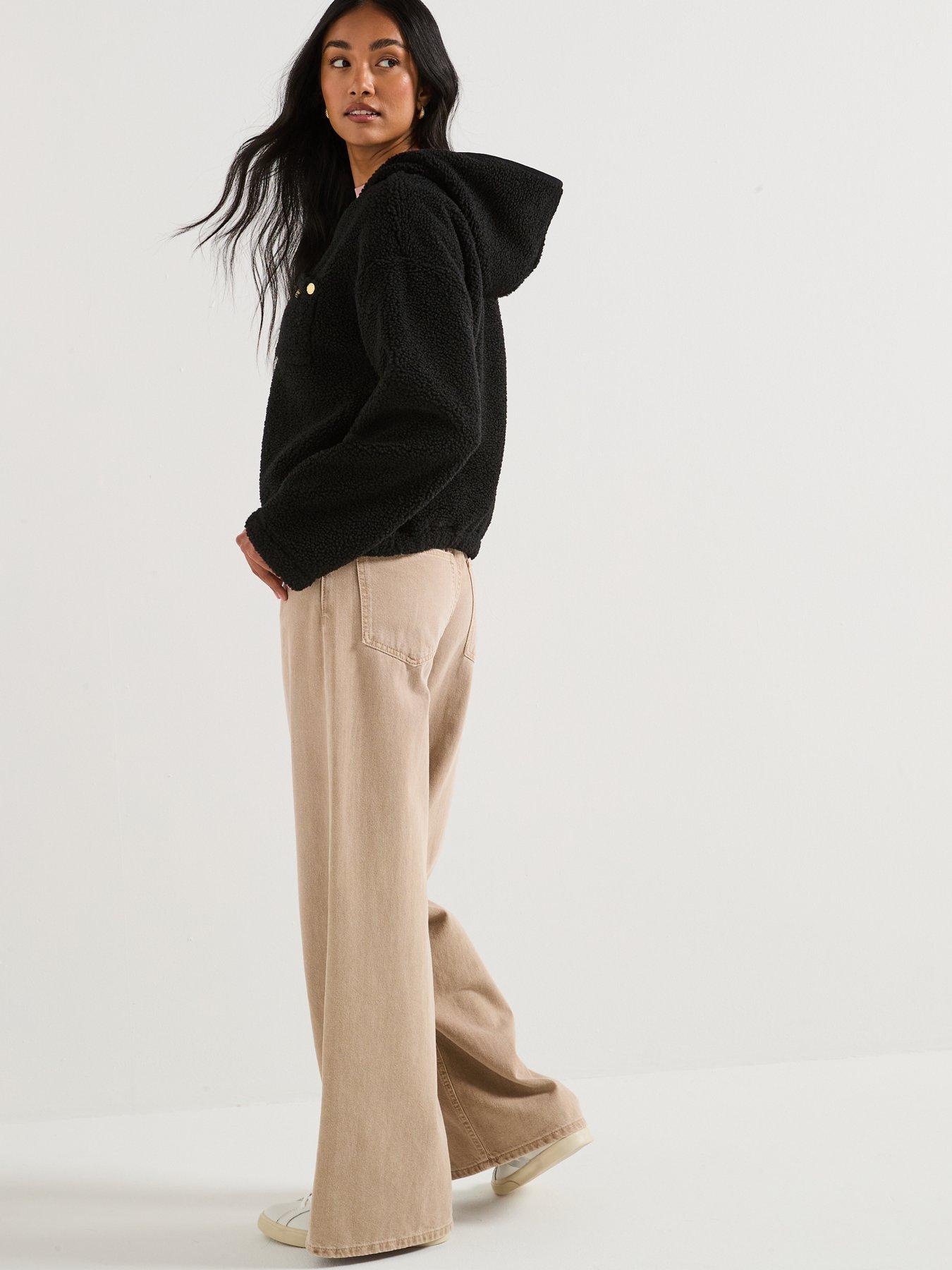  image of barbour-international-bintl-lola-fleece-hoodie-black