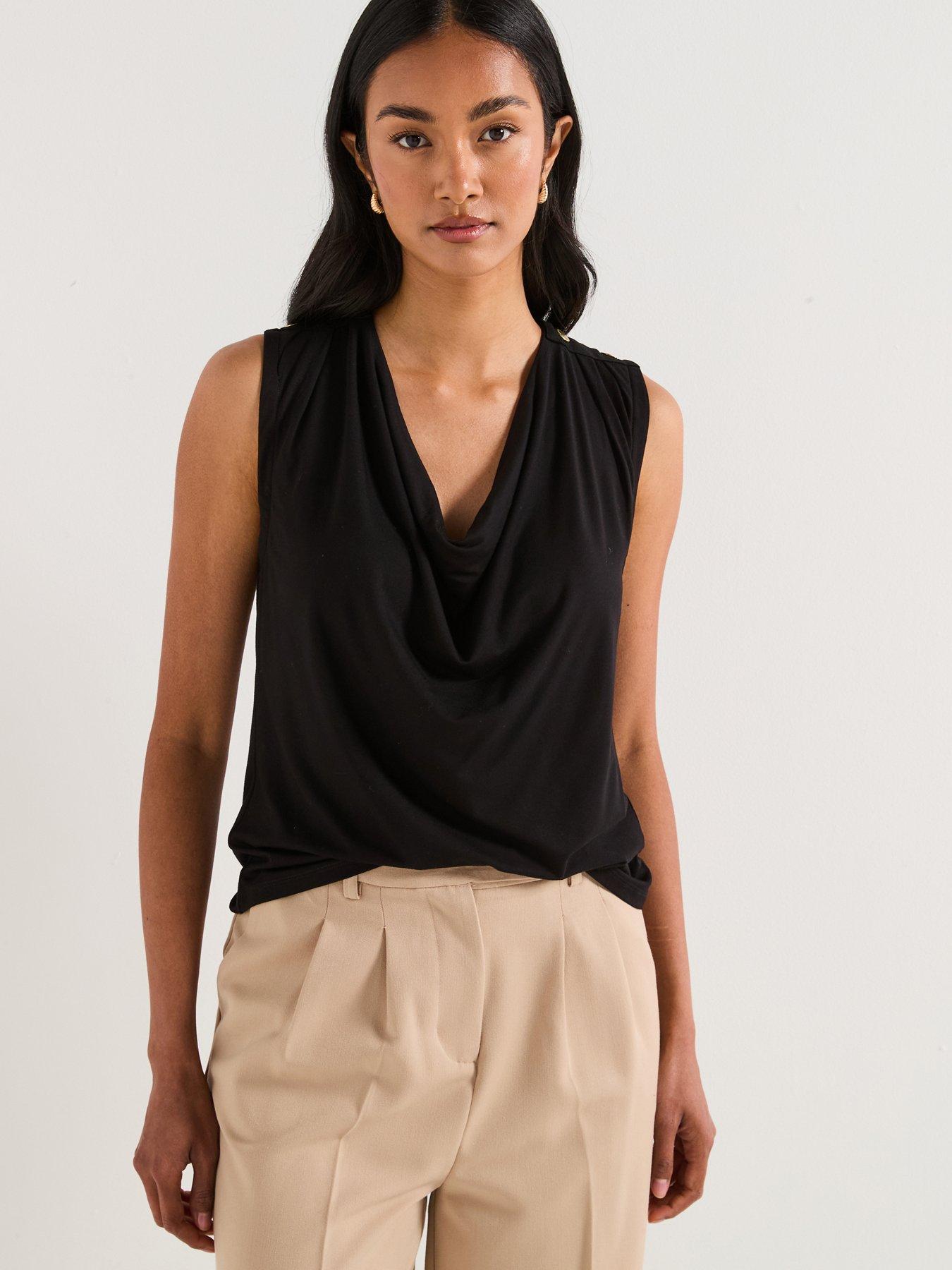 undefined Saskia Top - Black
