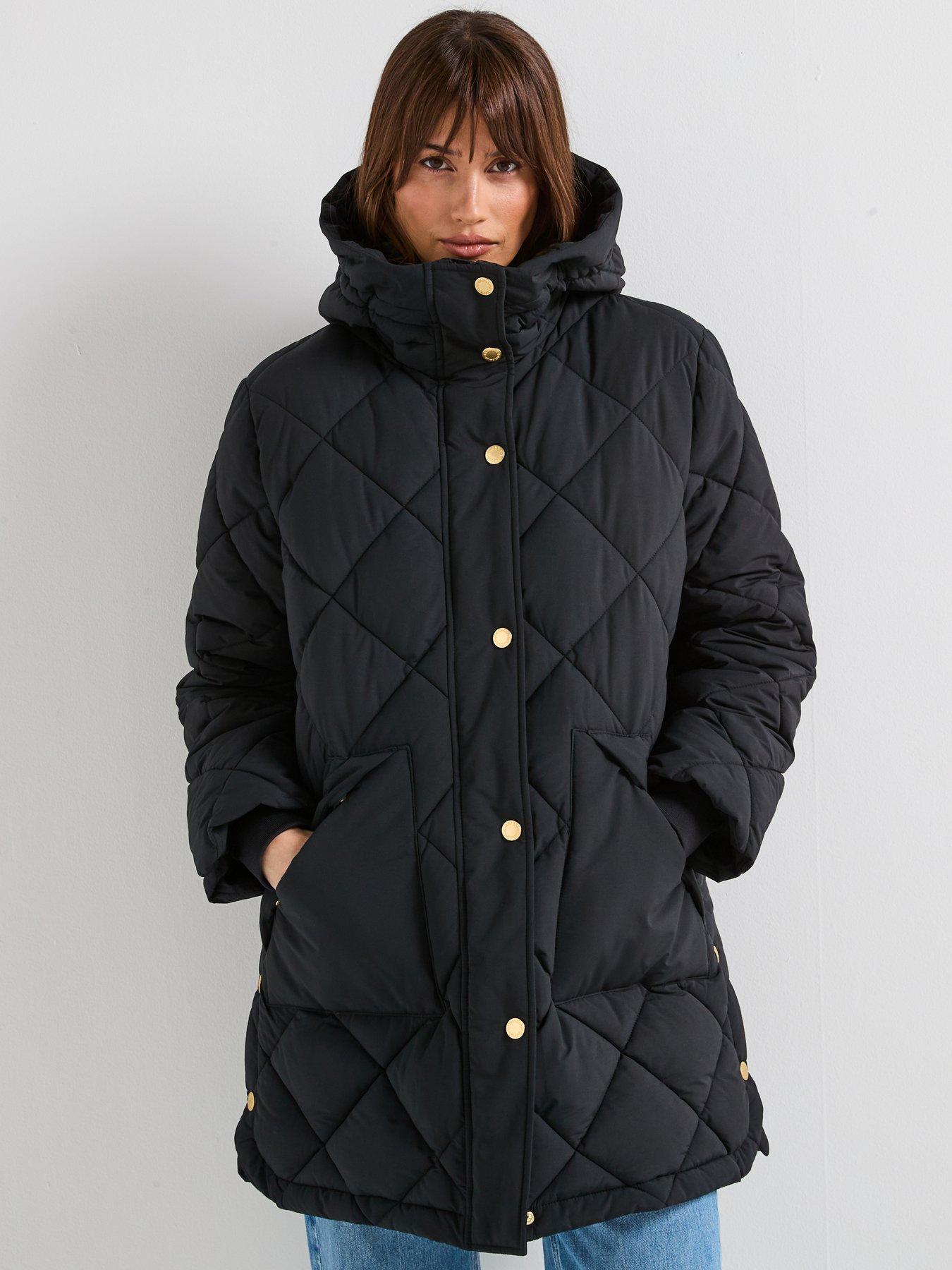 undefined Kailyn Puffer Jacket - White
