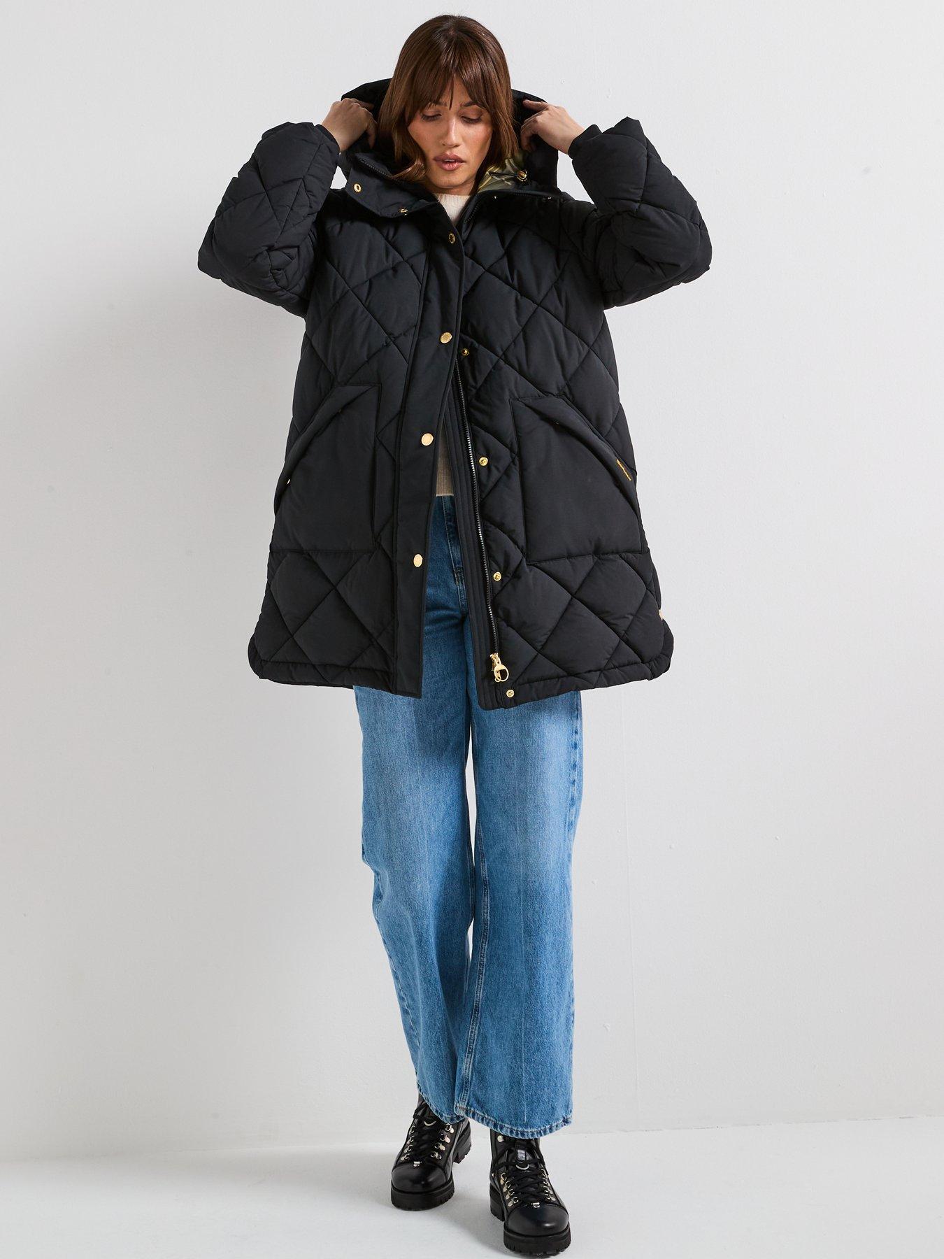 Image 3 of 6 of Barbour Kailyn Puffer Jacket - White