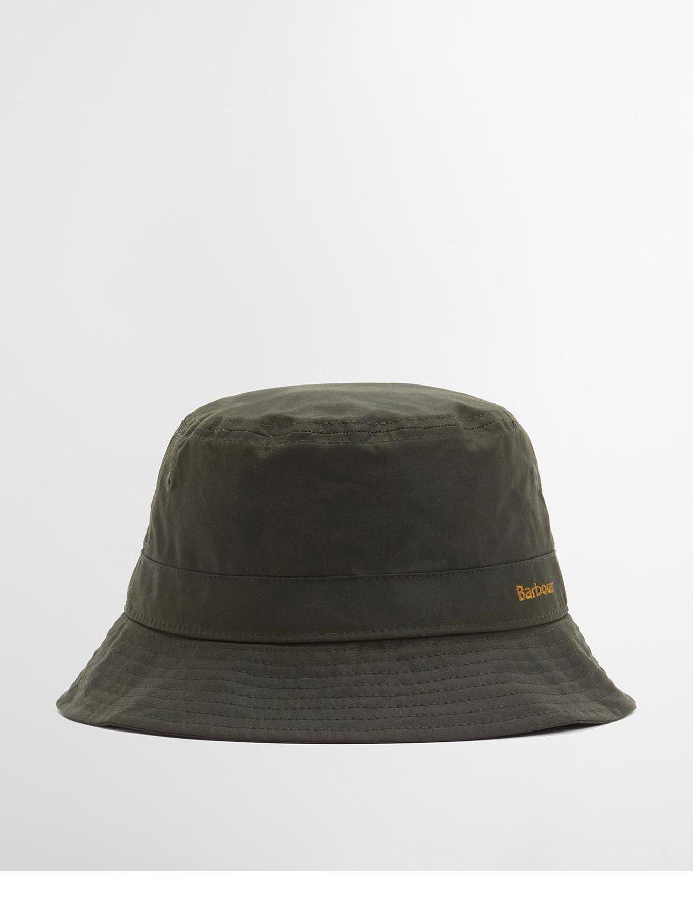 Barbour Belsay Wax Bucket Hat - Black