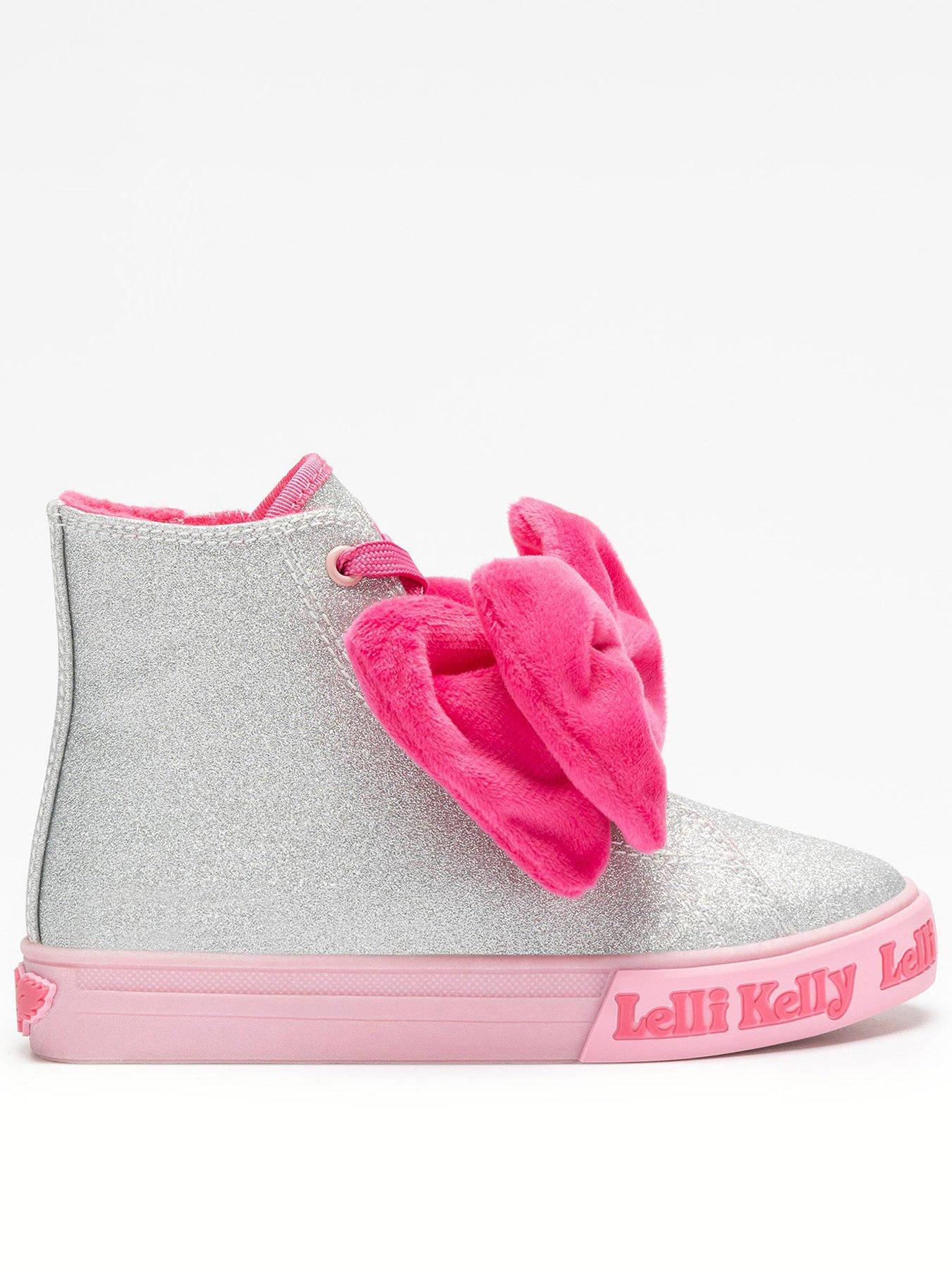 Lelli Kelly Rue M Kids High-Top Trainer - Silver