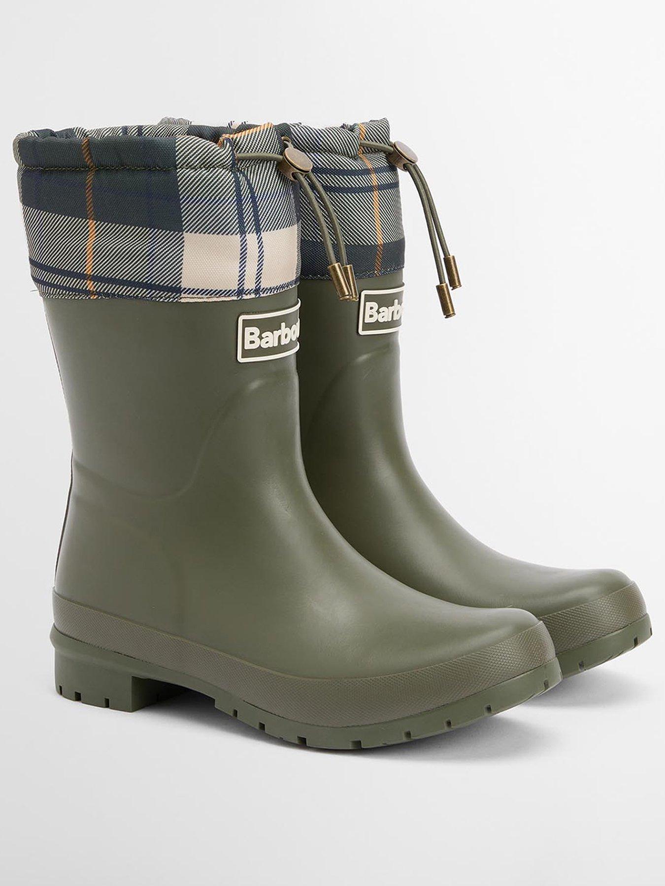  image of barbour-mowbray-mid-welly-green