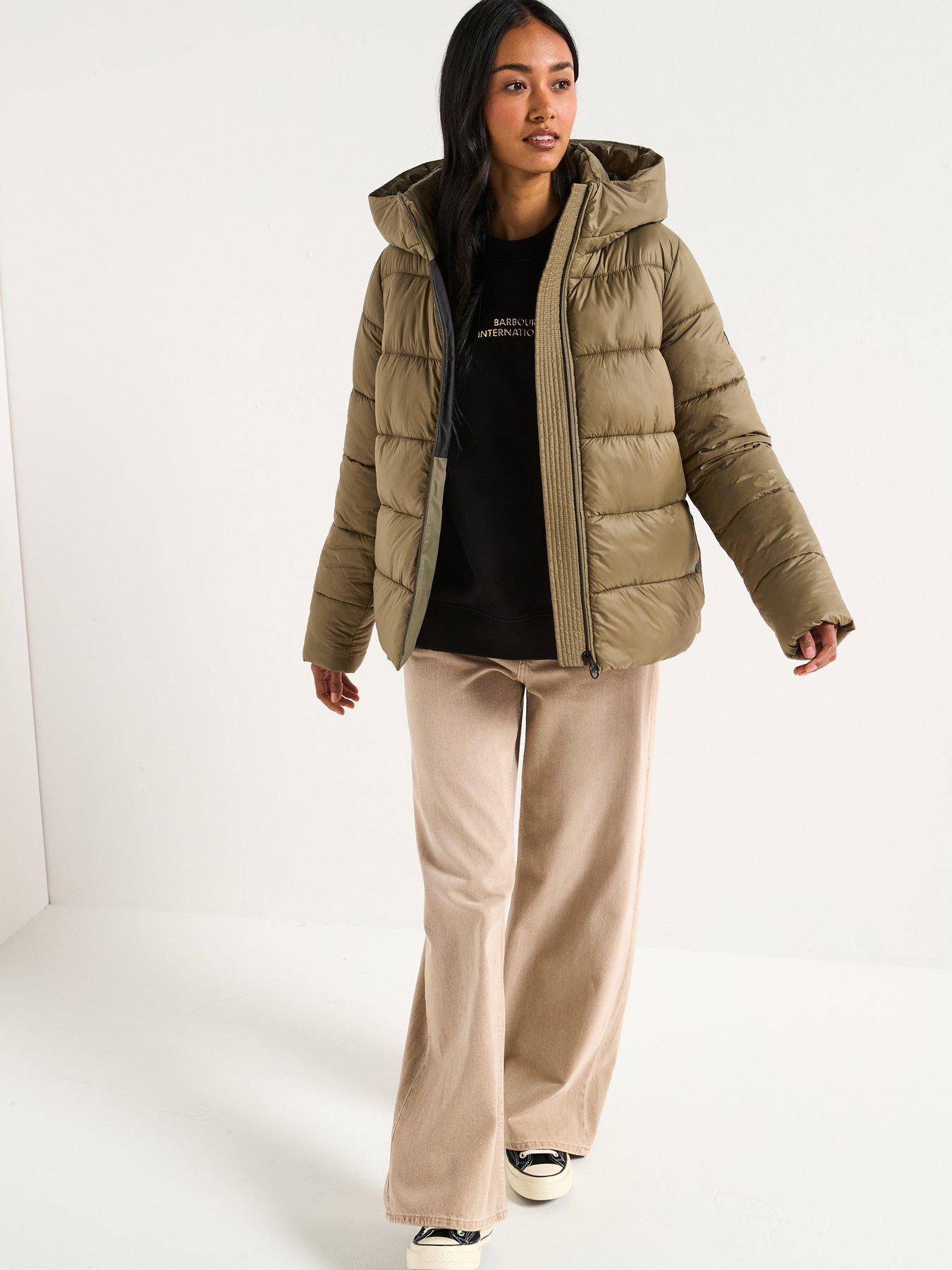 Image 3 of 6 of Barbour International Olivios Puffer Jacket - Khaki