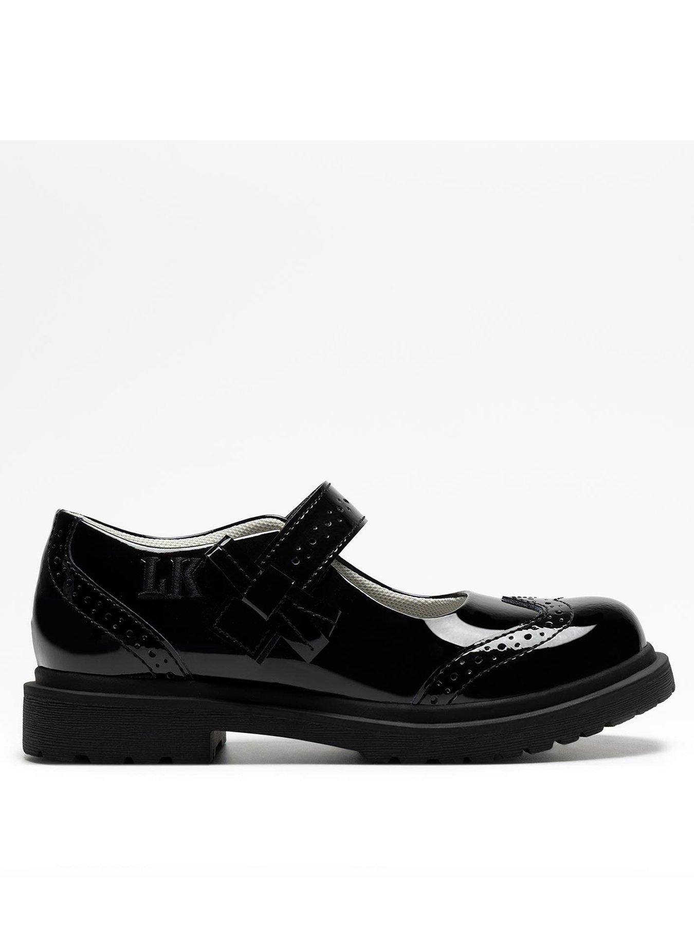 Lelli Kelly Junior Emma Brogue Detailed Patent Leather Shoe - Black