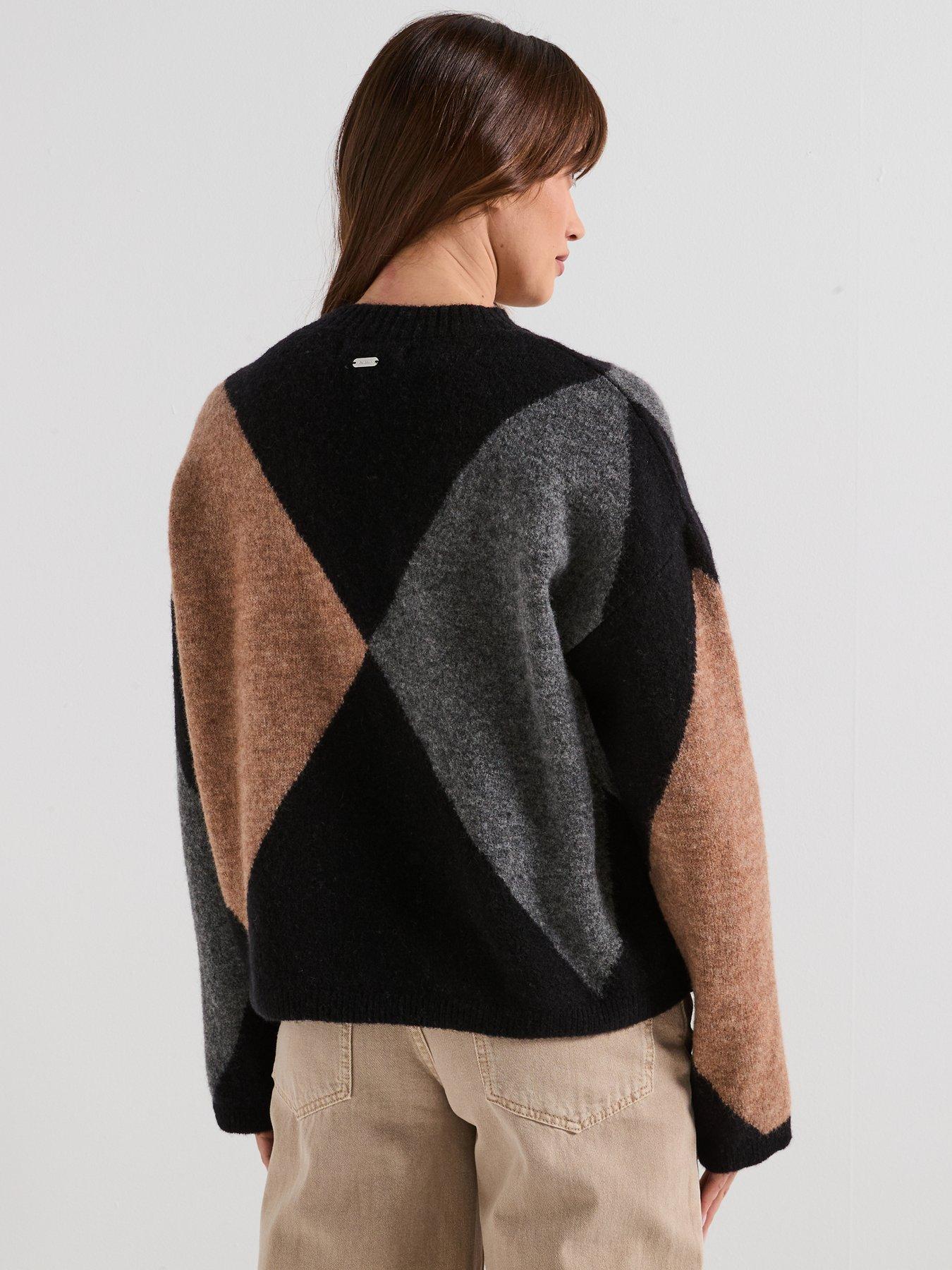  image of barbour-sabrina-knitted-jumper-multi