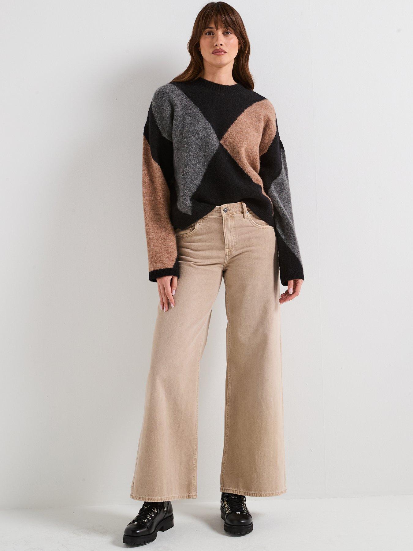  image of barbour-sabrina-knitted-jumper-multi