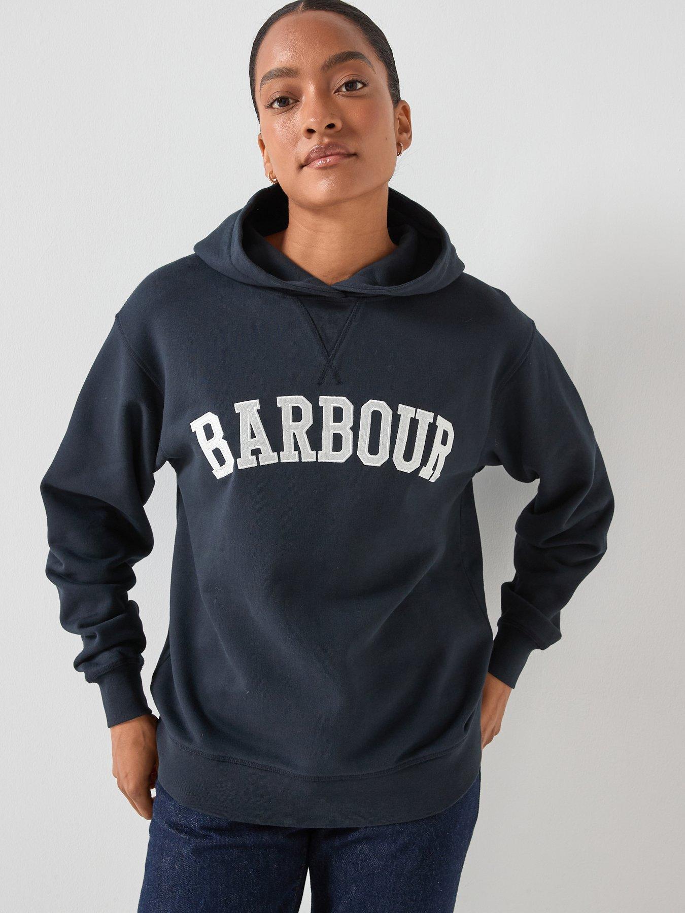 Barbour Northumberland Hoodie - Navy