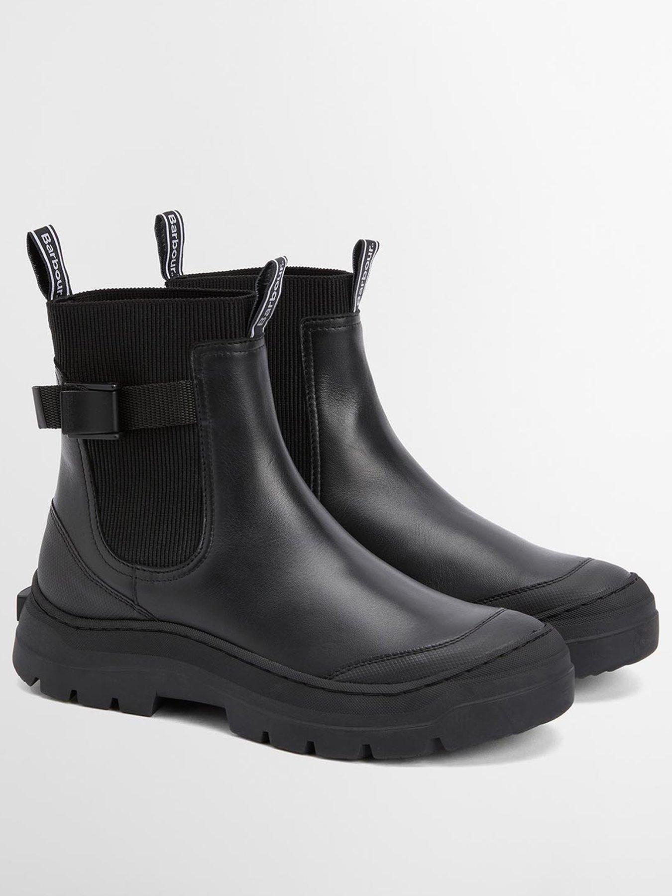  image of barbour-klara-chelsea-boot-black