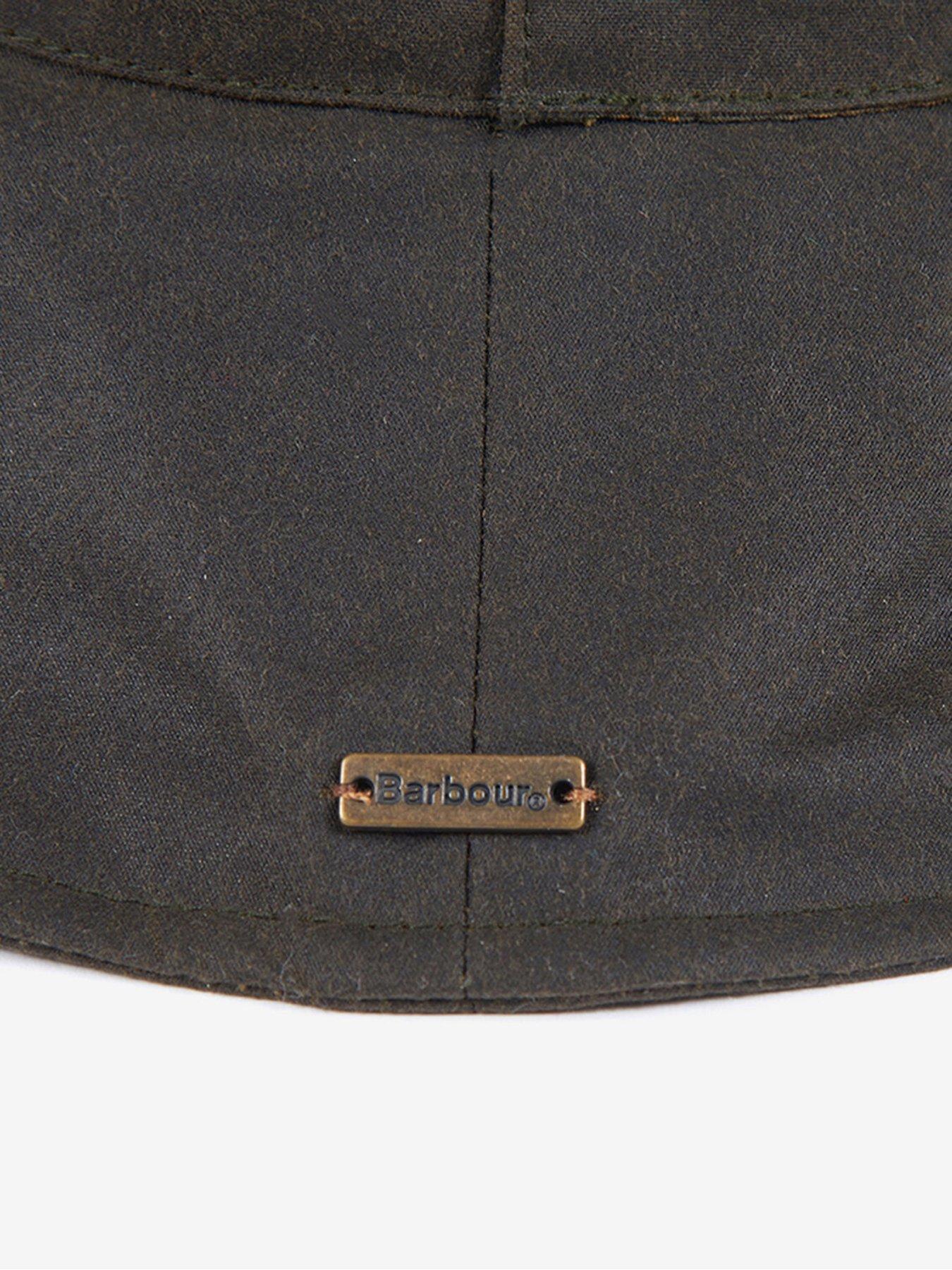 Image 3 of 3 of Barbour Brambling Wax Bucket Hat - Green
