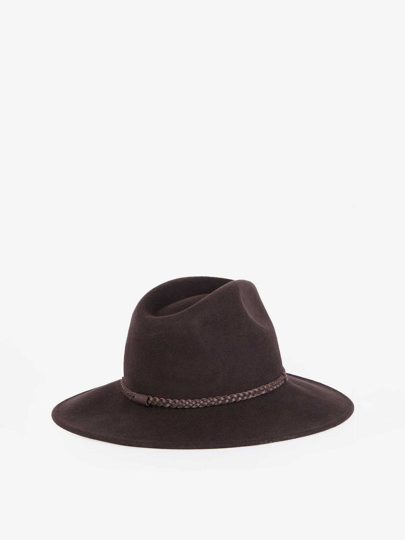 Image 2 of 4 of Barbour Tack Fedora Hat - Brown