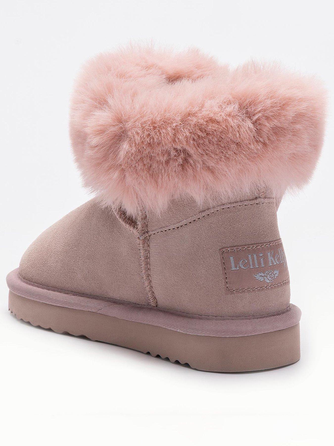 Image 3 of 4 of Lelli Kelly Suede&nbsp;Boots -&nbsp;Zoey Stivale - Pink
