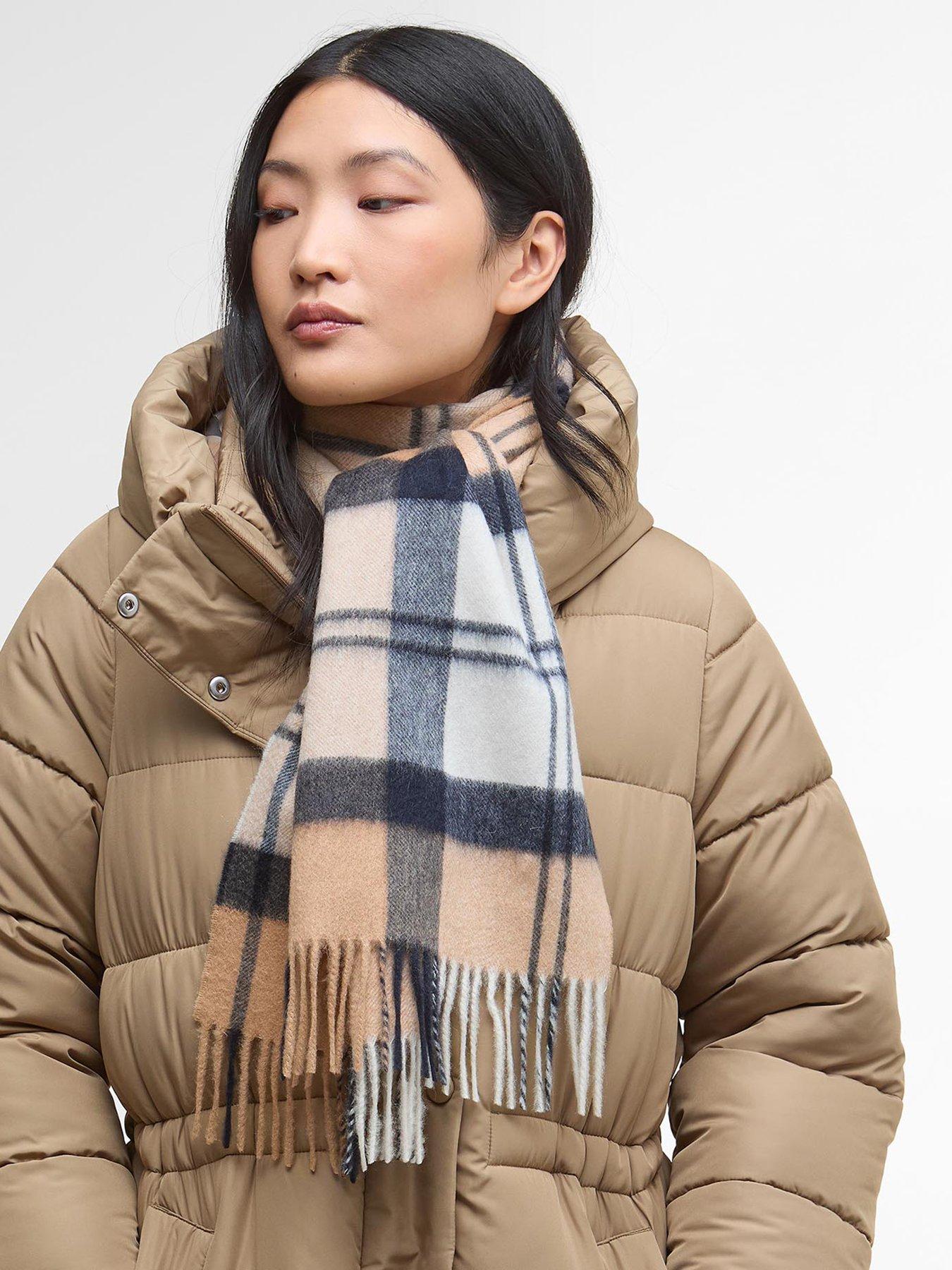 Image 2 of 5 of Barbour Tartan Cashmere Scarf - Multi