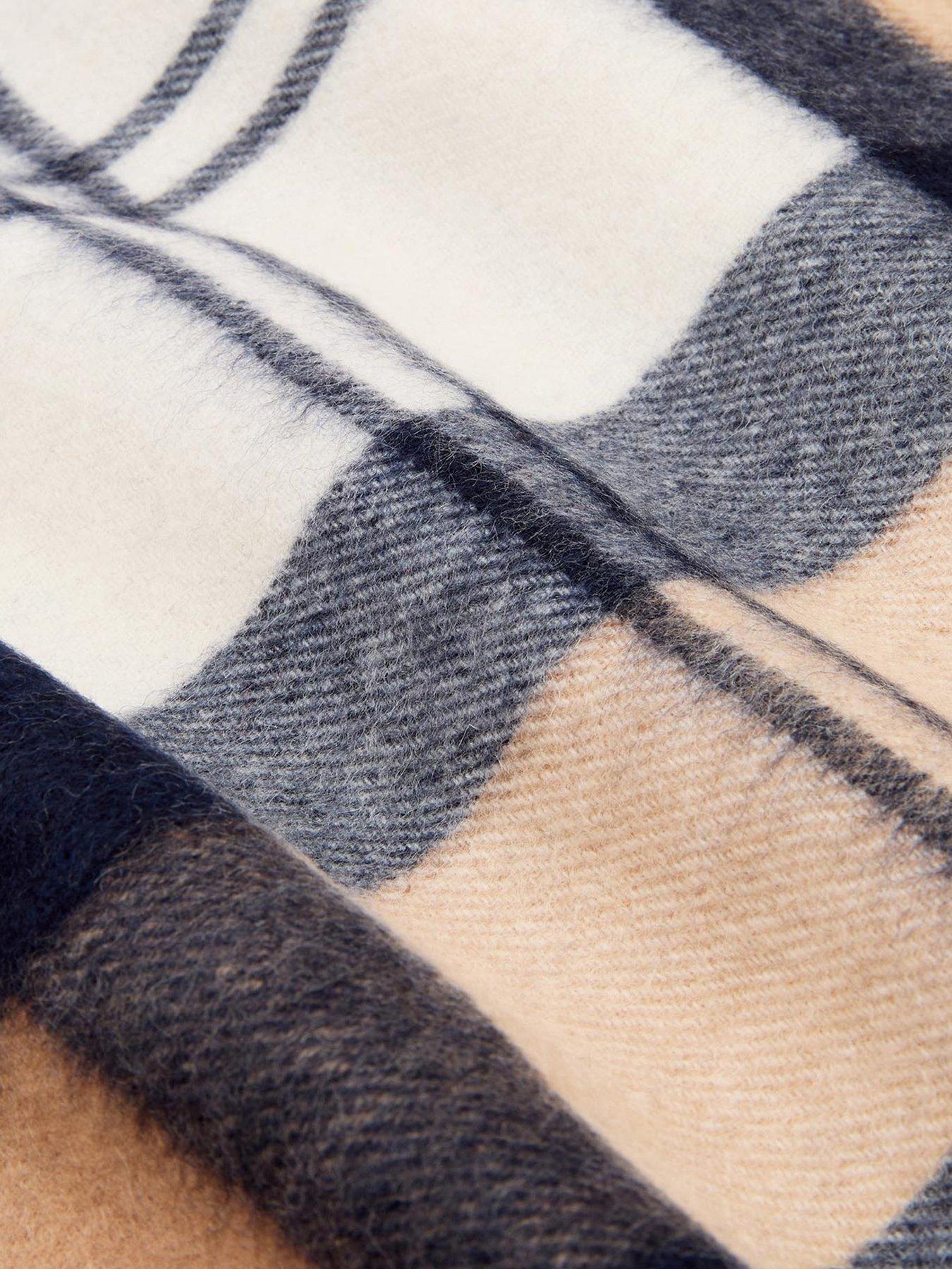  image of barbour-tartan-cashmere-scarf-multi