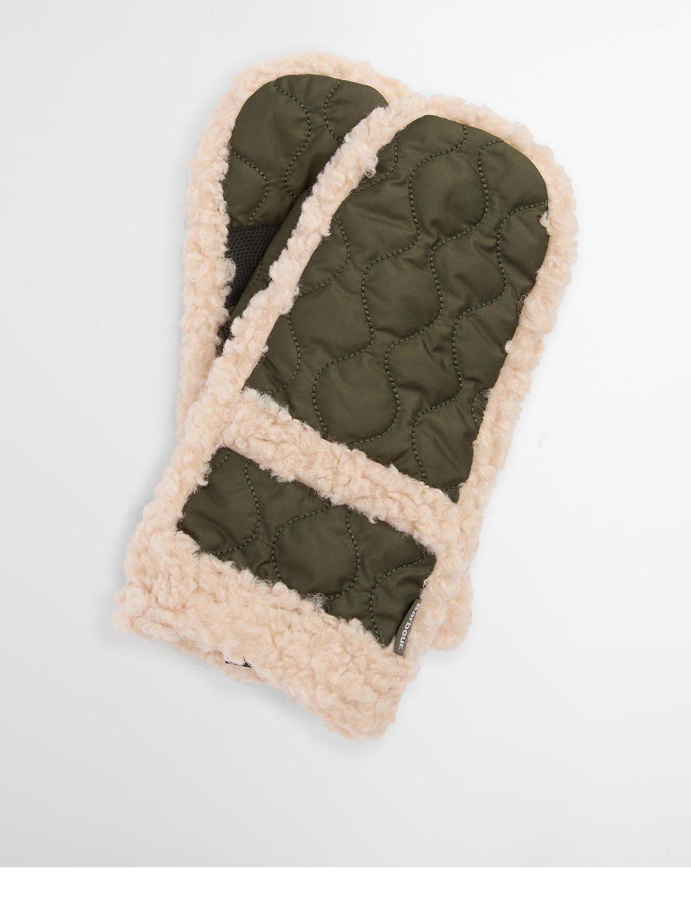 Image 1 of 4 of Barbour Marnie Waterproof Mittens - Green
