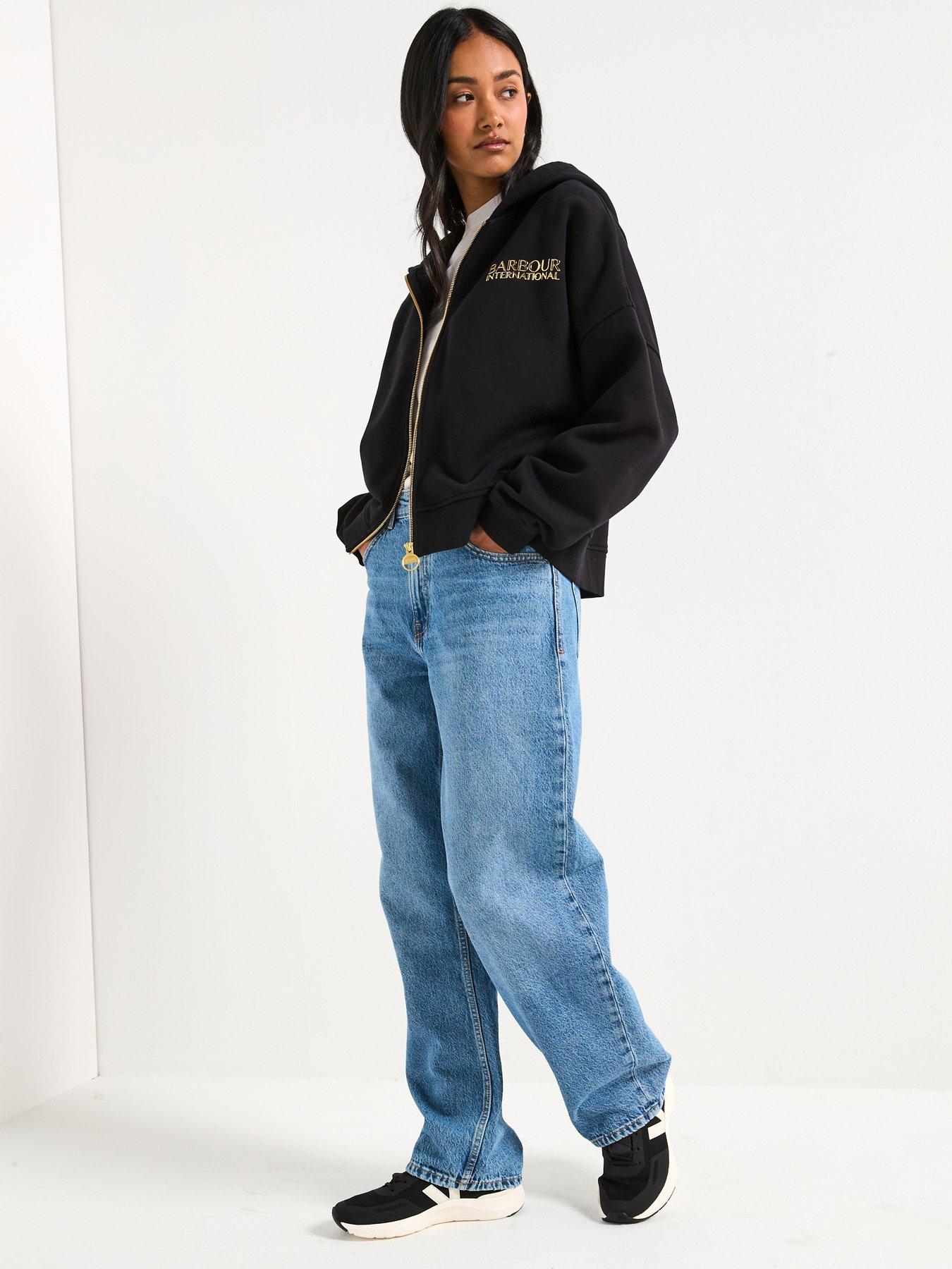 Image 3 of 5 of Barbour International Lana Zip Hoodie - Black