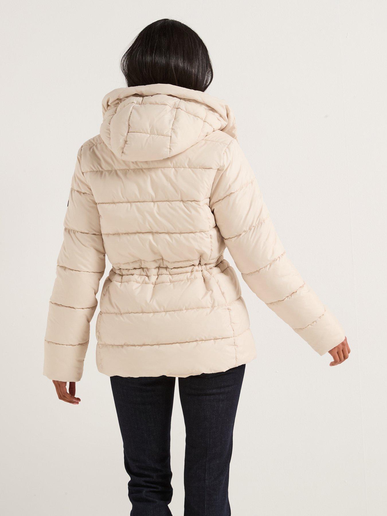 Image 2 of 6 of Barbour International Cher Puffer Jacket - White