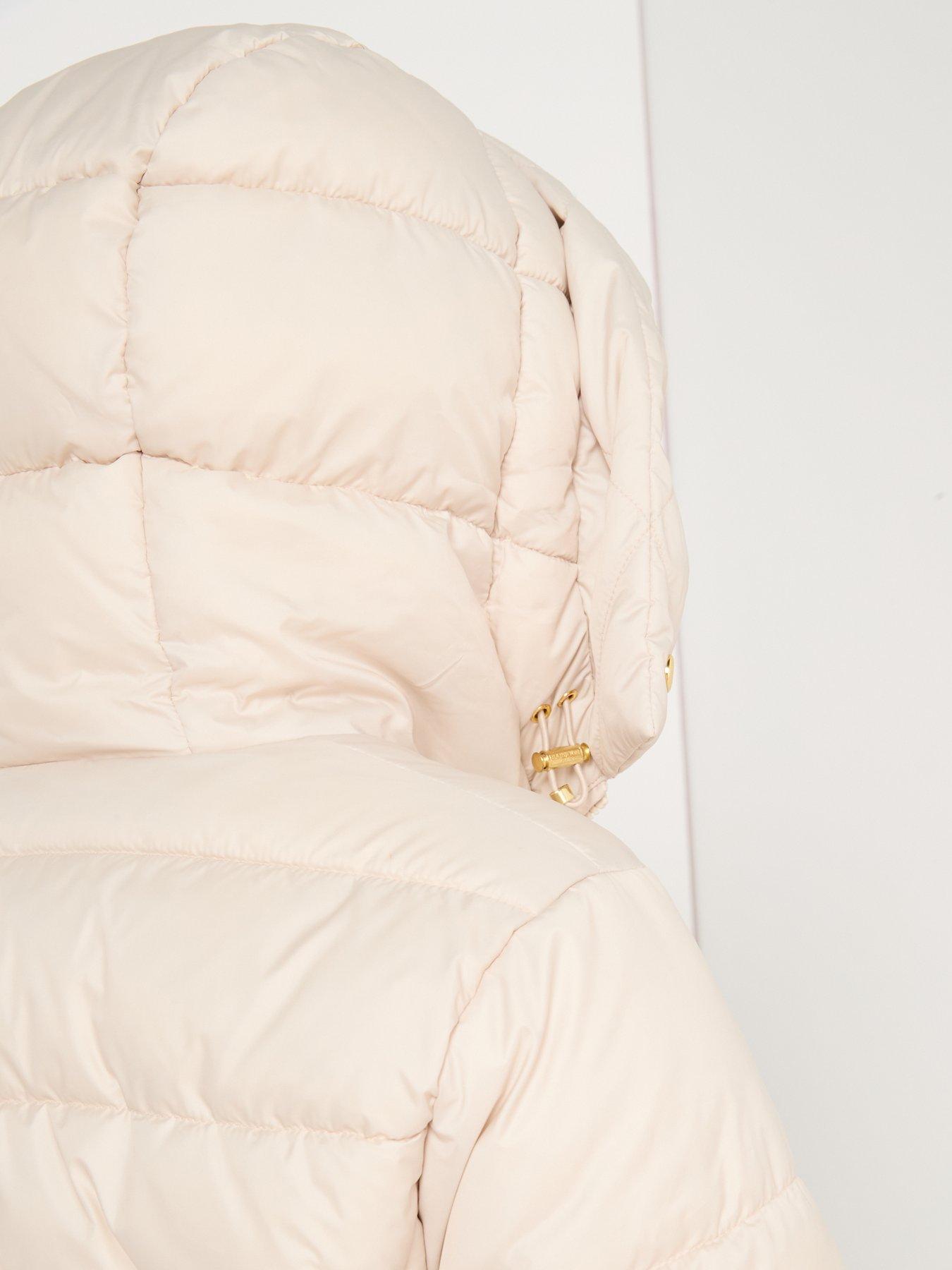 Image 6 of 6 of Barbour International Cher Puffer Jacket - White