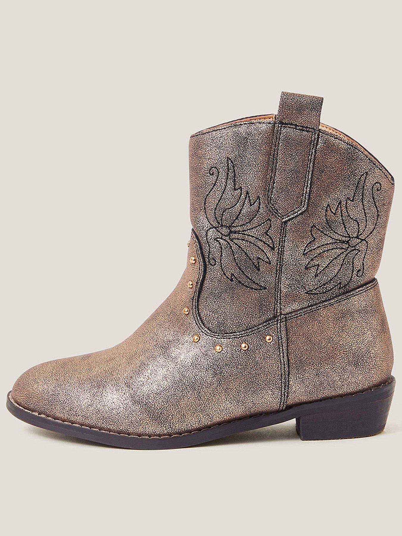 undefined Girls Brooke Cowboy Boot - Brown