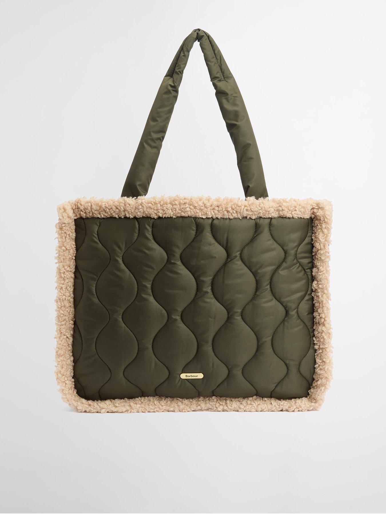 Barbour Marnie Quilt Tote Bag - Green