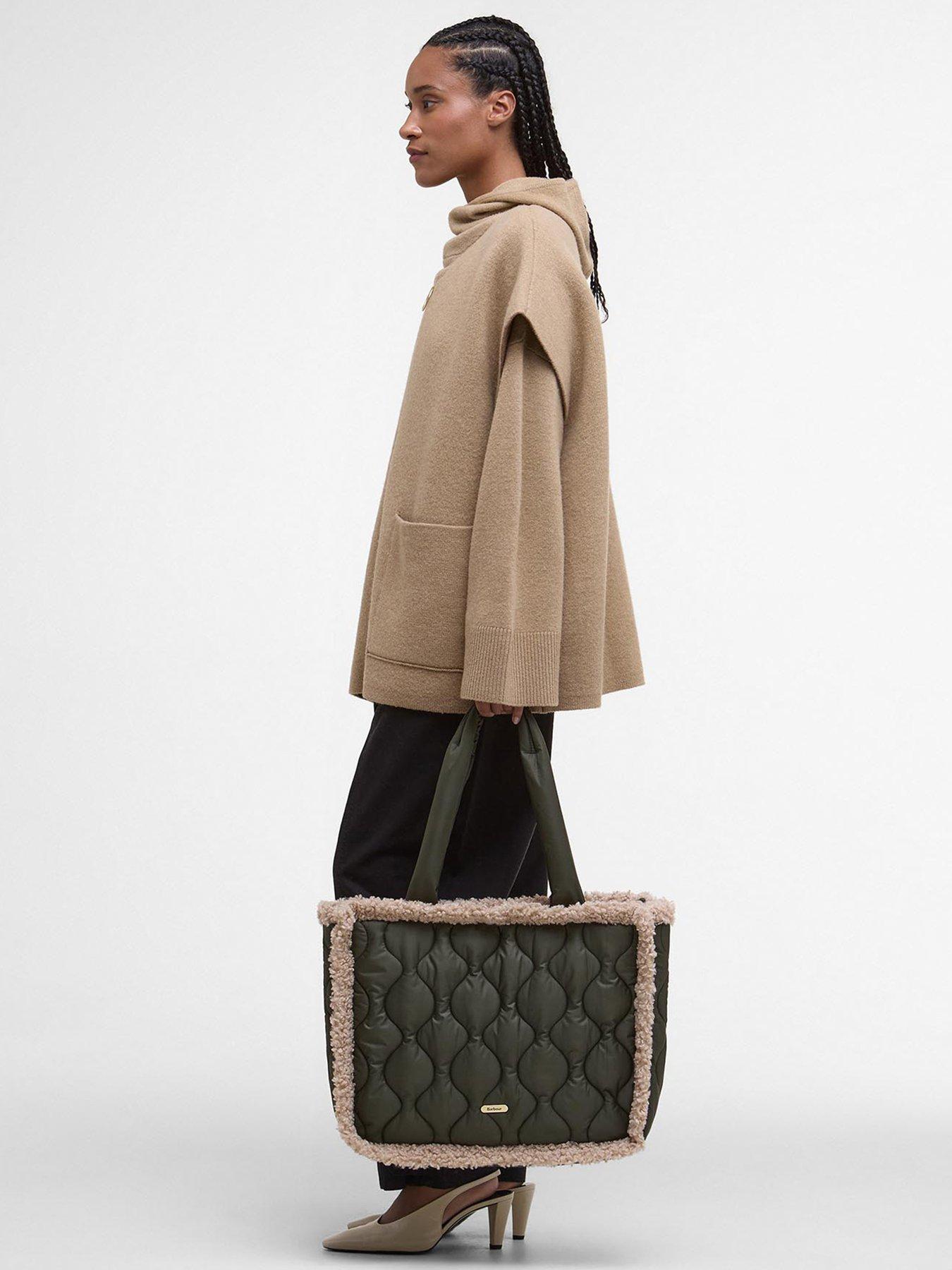 Image 2 of 5 of Barbour Marnie Quilt Tote Bag - Green