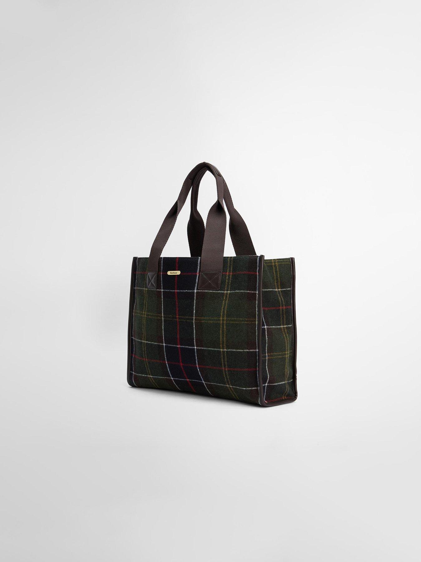 Image 3 of 5 of Barbour Turnberry Tartan Tote Bag - Green