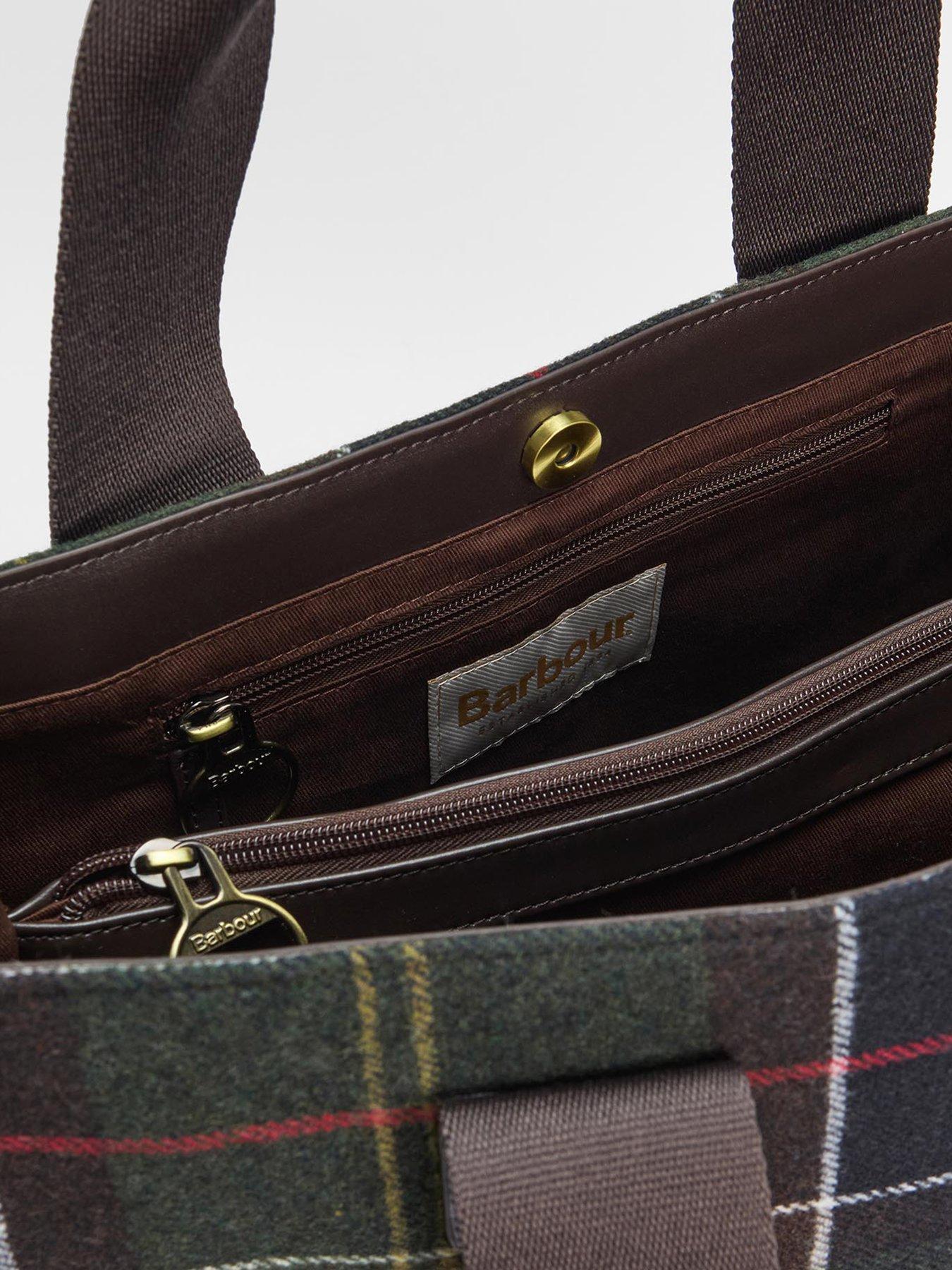 Image 5 of 5 of Barbour Turnberry Tartan Tote Bag - Green