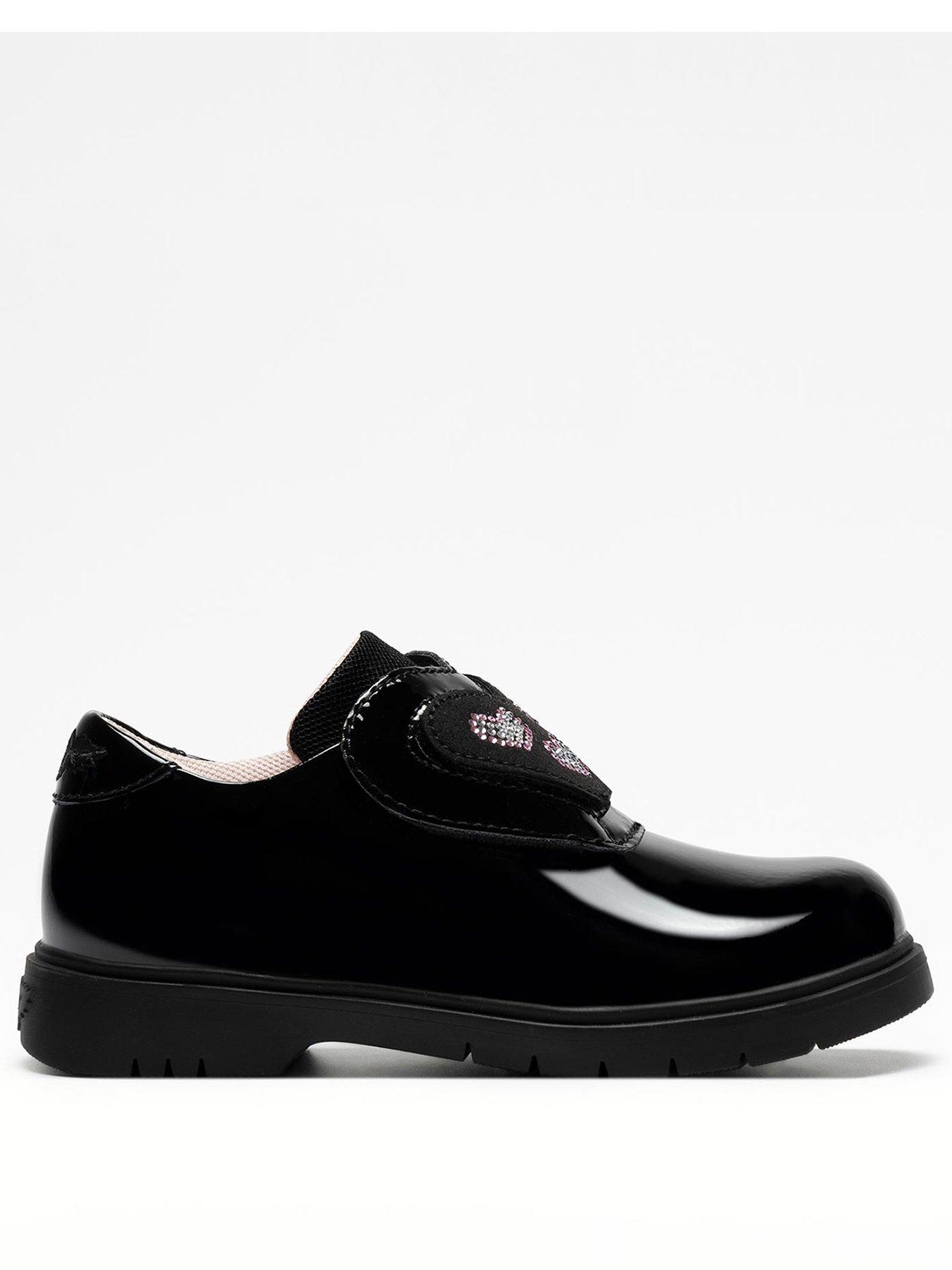 Image 2 of 5 of Lelli Kelly Eloise Patent Interchangable School Shoe - Black