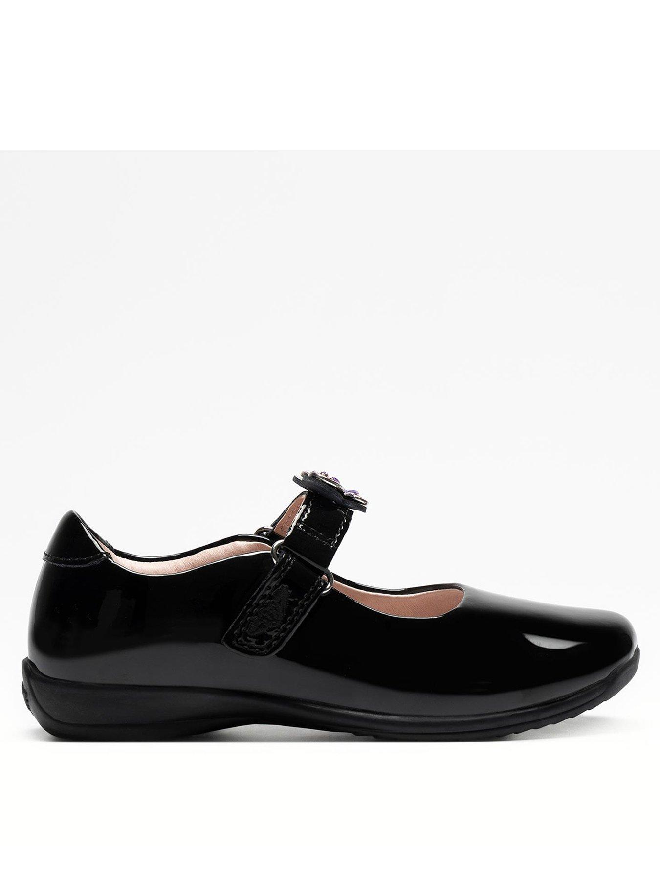 Image 2 of 5 of Lelli Kelly Melody Patent Interchangeable Strap School Shoe - Black