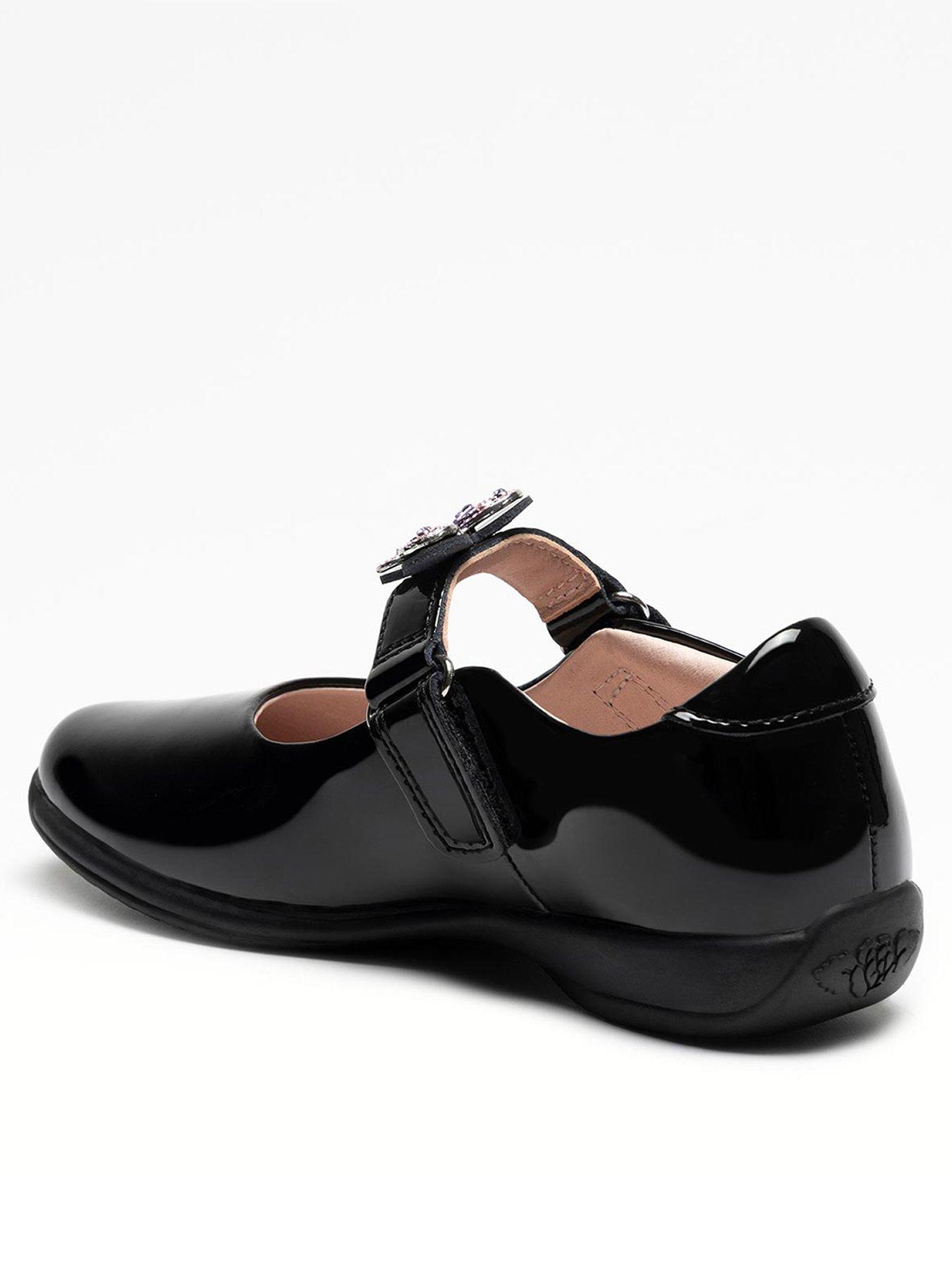 Image 3 of 5 of Lelli Kelly Melody Patent Interchangeable Strap School Shoe - Black