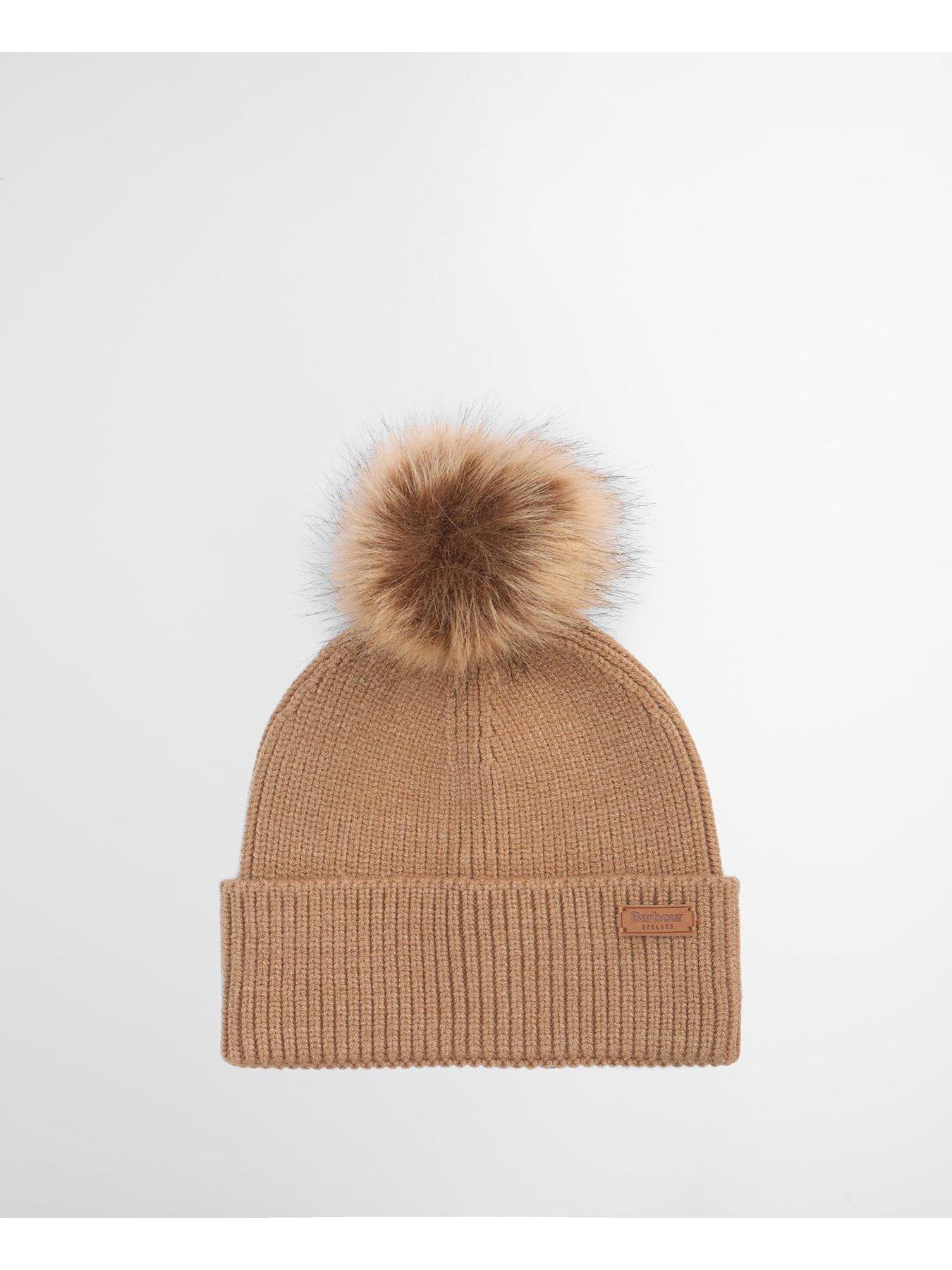  image of barbour-dover-beanie-amp-hailes-scarf-gift-set-beige