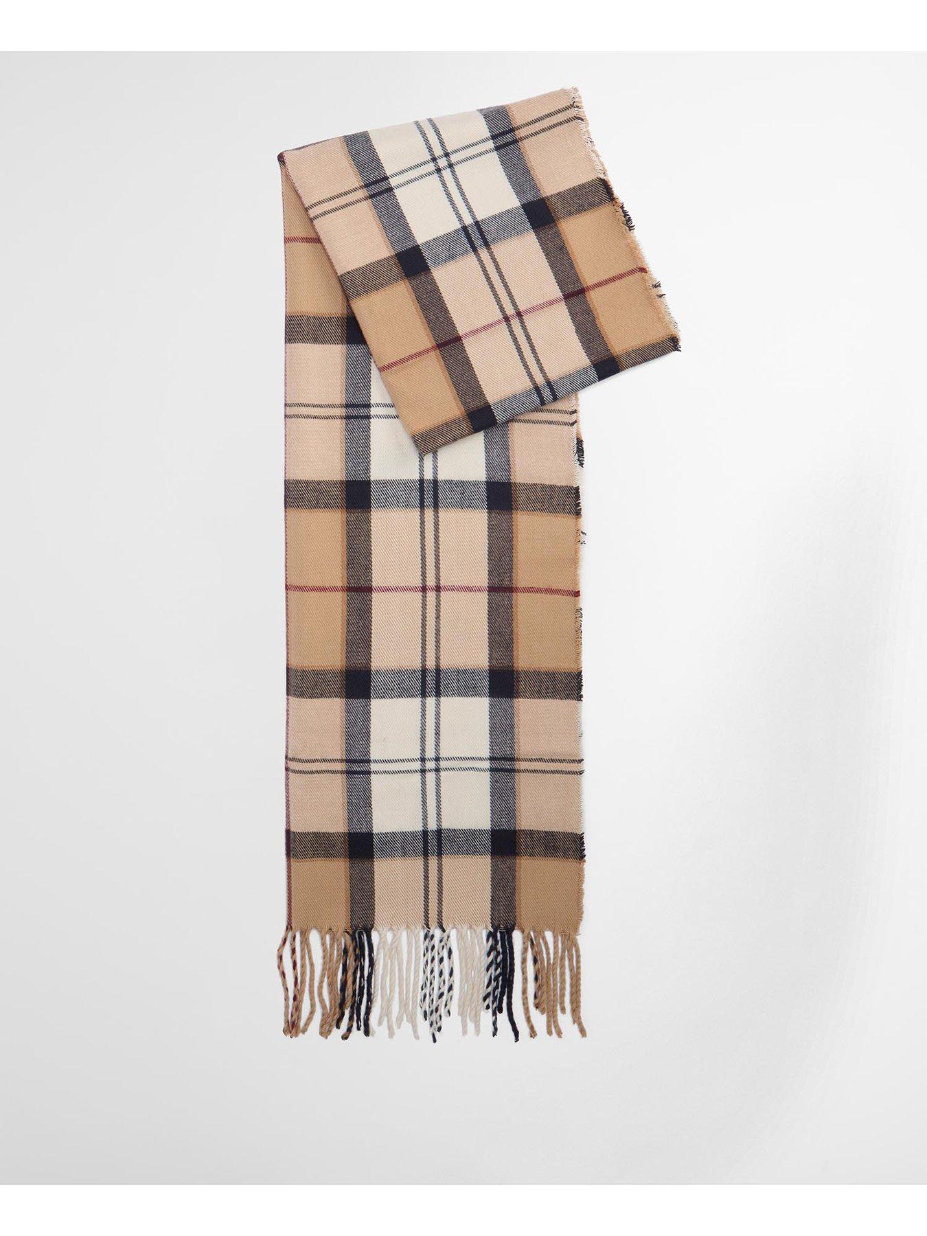  image of barbour-dover-beanie-amp-hailes-scarf-gift-set-beige