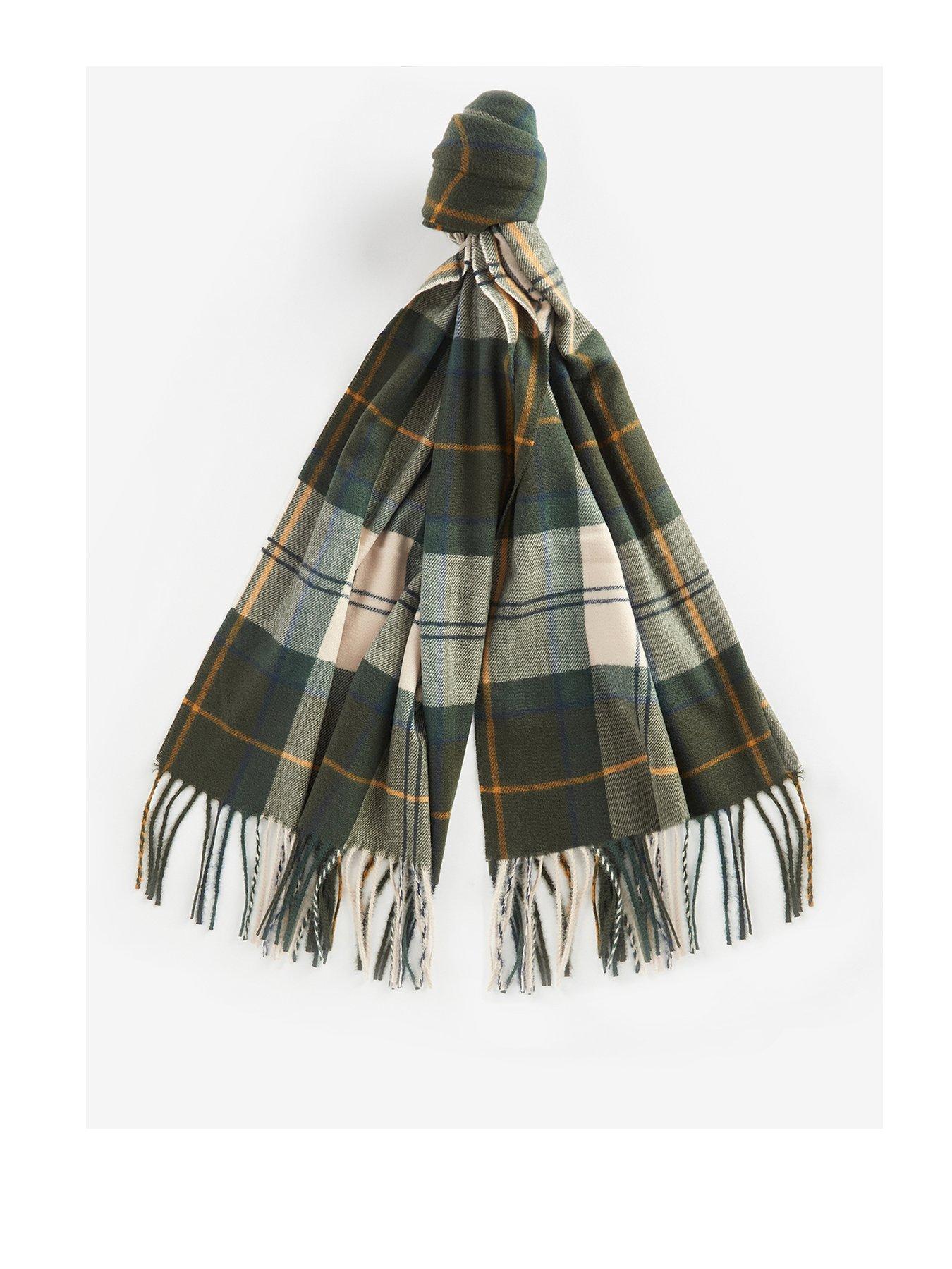 undefined Hailes Tartan Scarf - Green