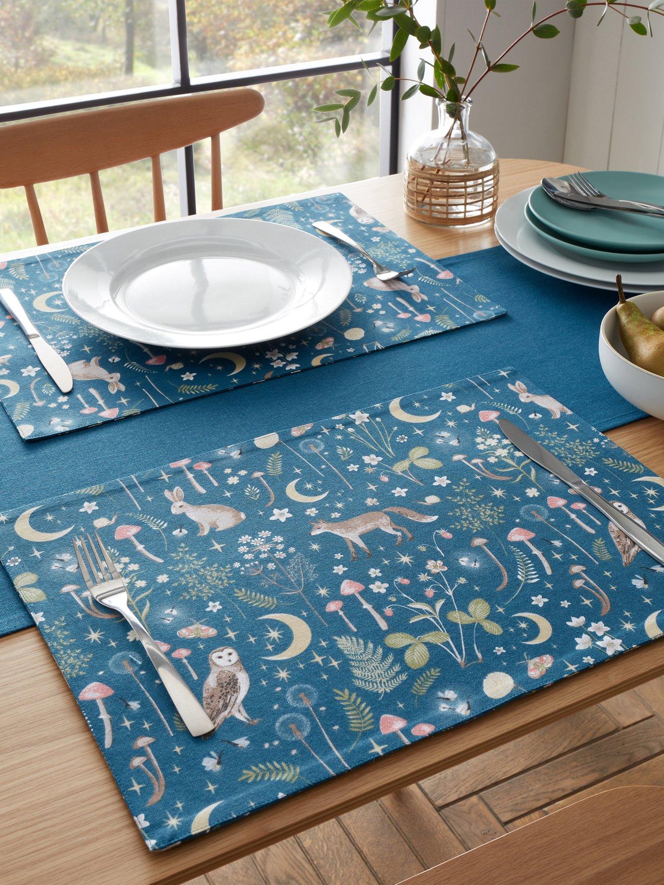 Catherine Lansfield Enchanted Twilight Placemat 4pk