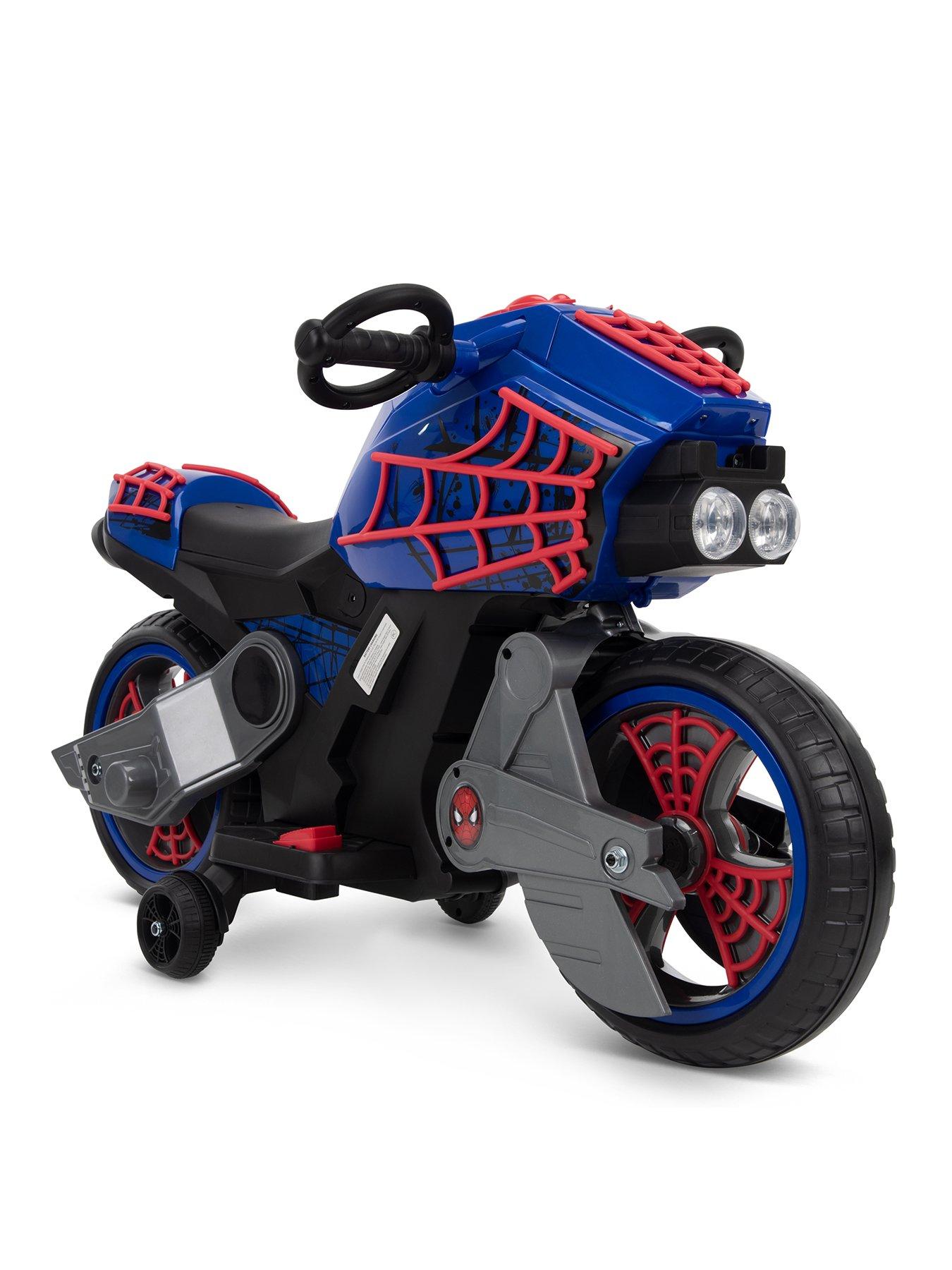  image of huffy-marvel-spider-man6-volt-motorcycle-ride-on