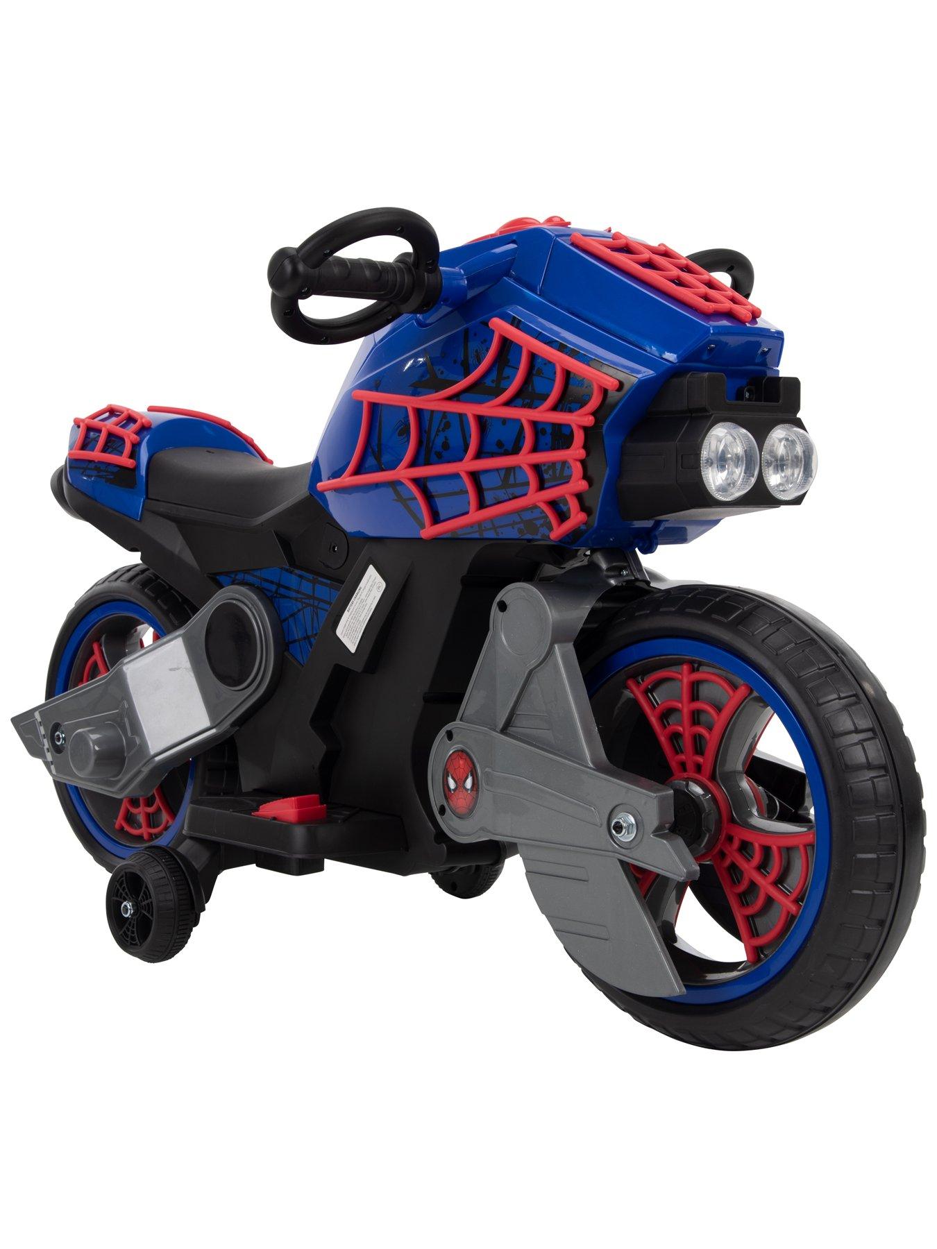 image of huffy-marvel-spider-man6-volt-motorcycle-ride-on