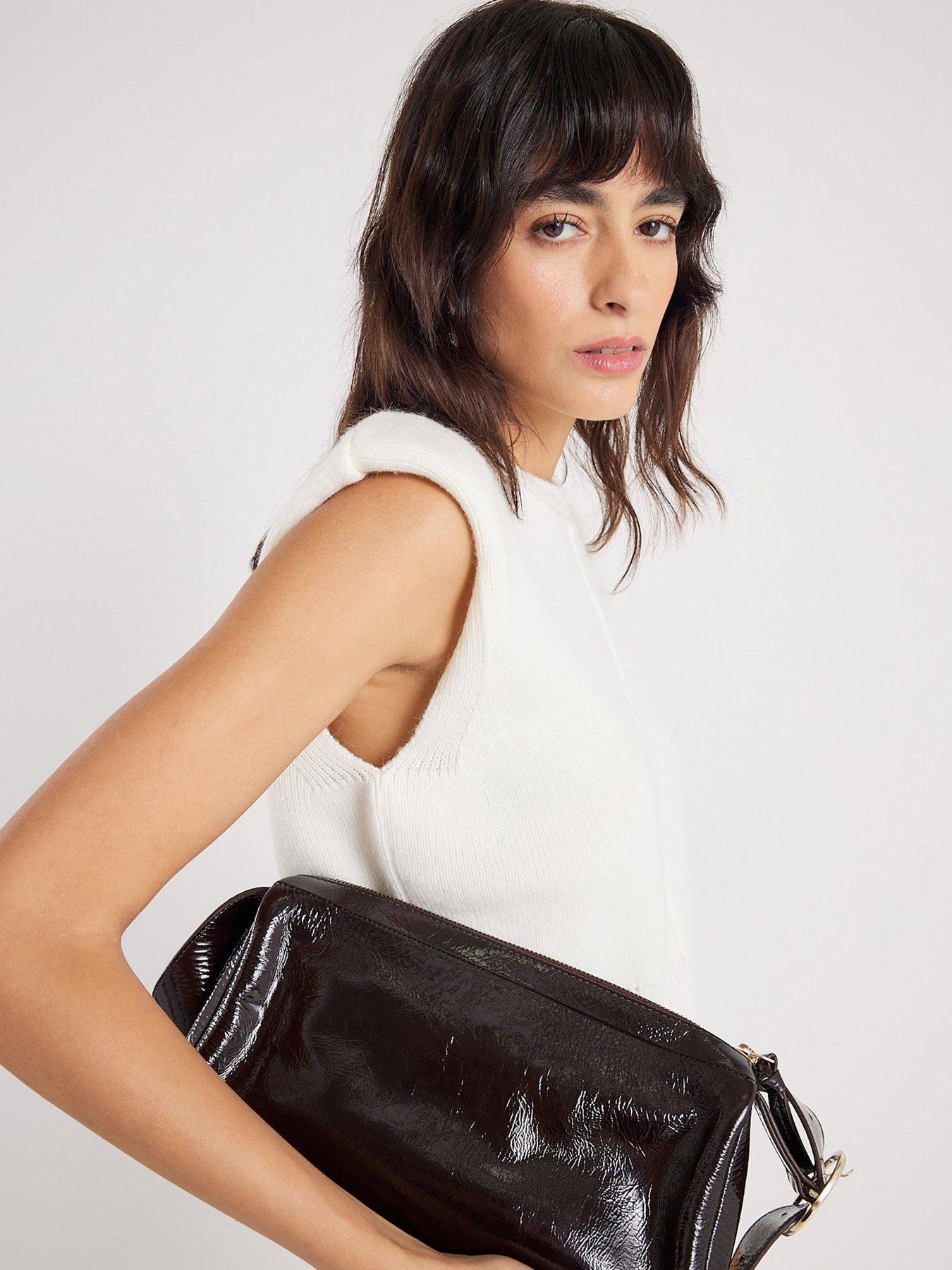 Image 4 of 4 of River Island Structure Shoulder Tank - Cream