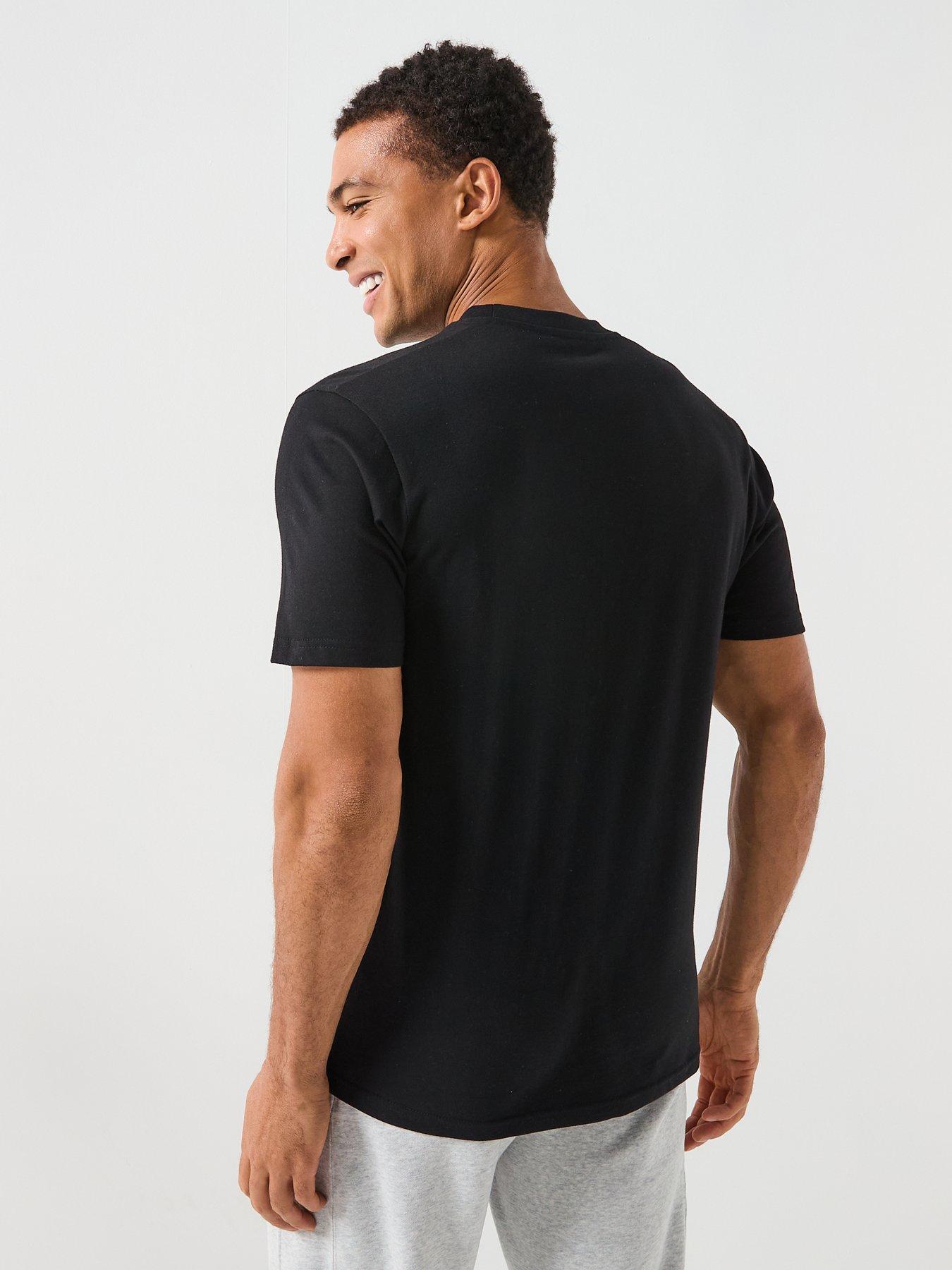 Image 2 of 5 of Ellesse Mens Ollio 2 T-Shirt - Black