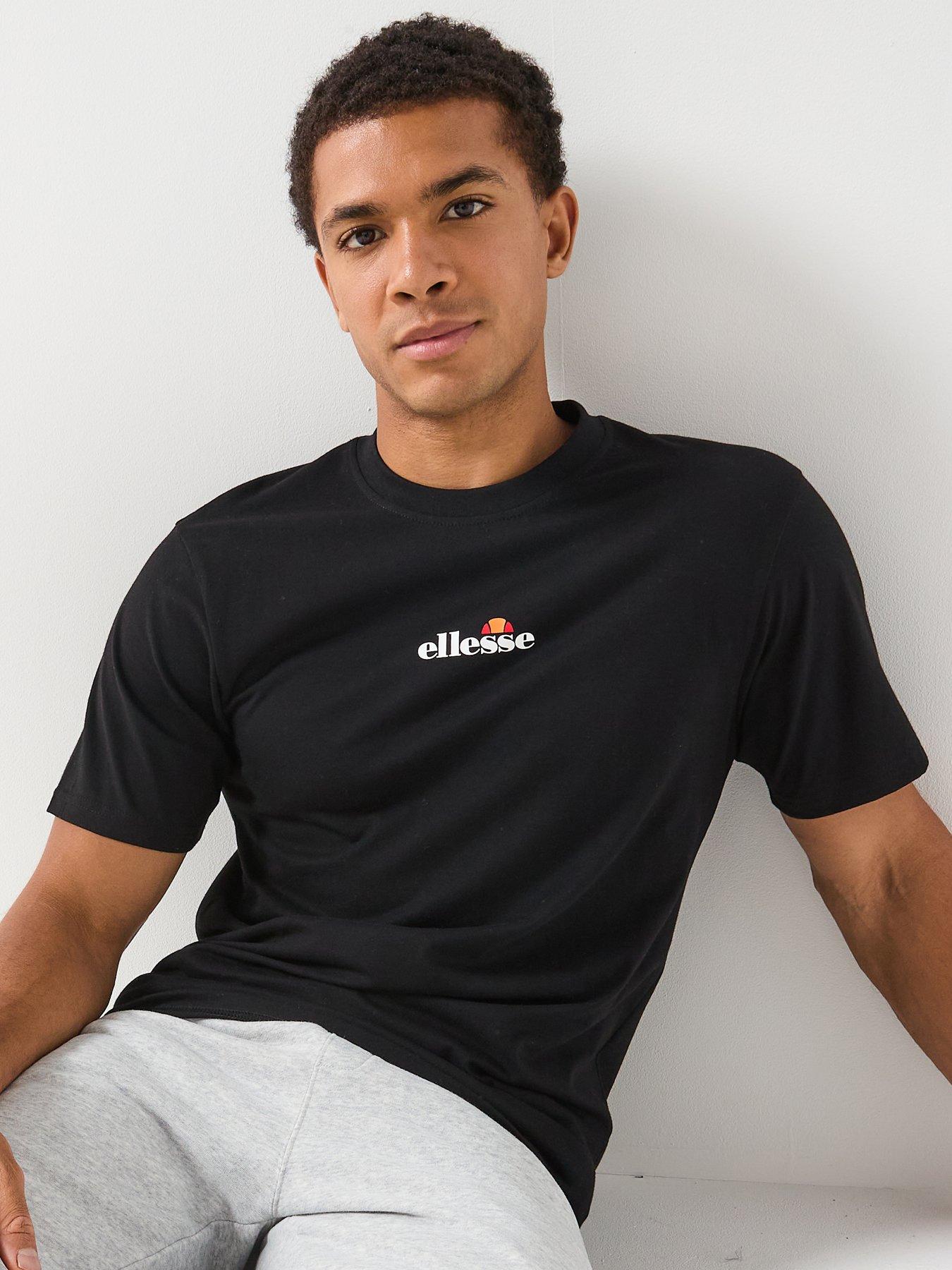 Image 4 of 5 of Ellesse Mens Ollio 2 T-Shirt - Black