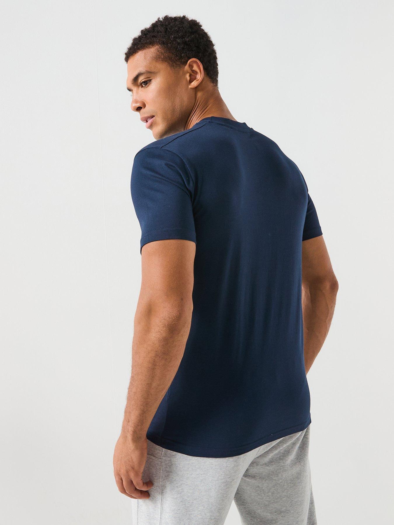 Image 2 of 5 of Ellesse Mens Ollio 2 T-Shirt - Navy