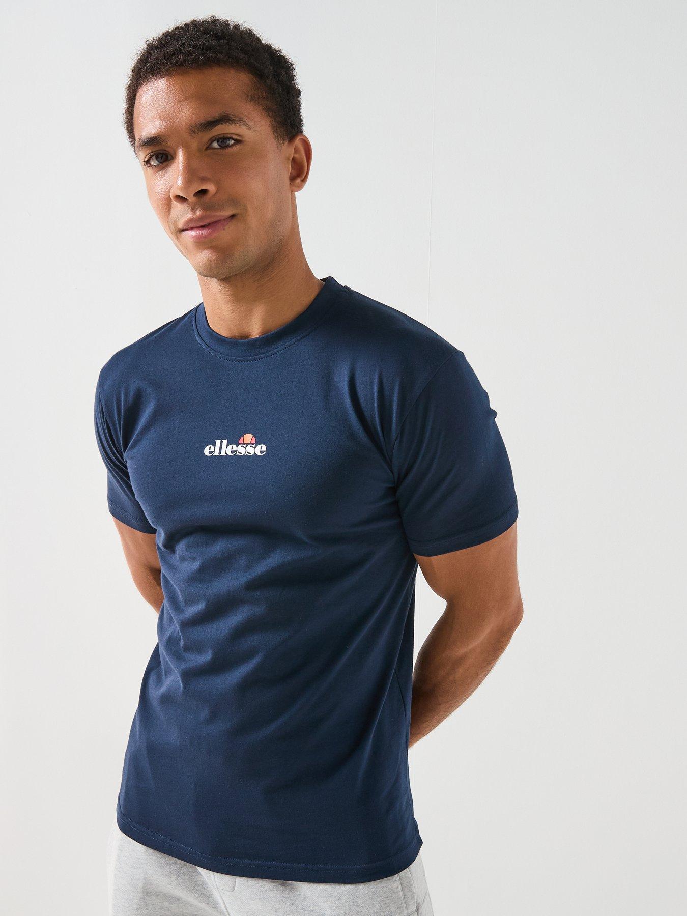 Image 5 of 5 of Ellesse Mens Ollio 2 T-Shirt - Navy