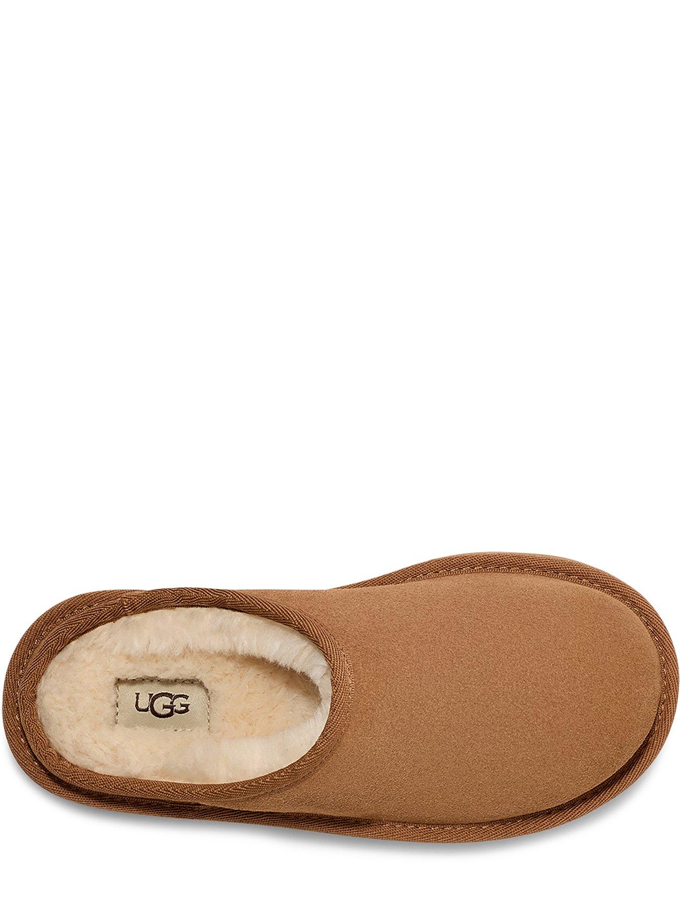  image of ugg-junior-older-kids-classic-slip-on-slippersnbsp--chestnut