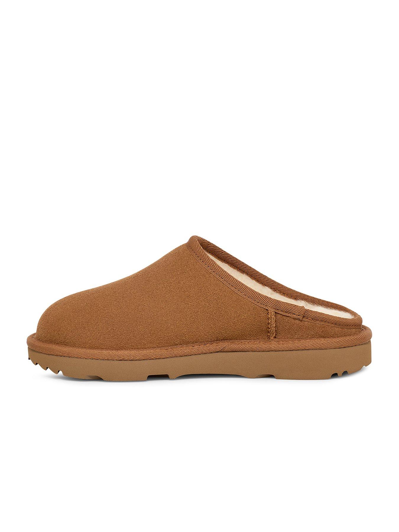  image of ugg-junior-older-kids-classic-slip-on-slippersnbsp--chestnut