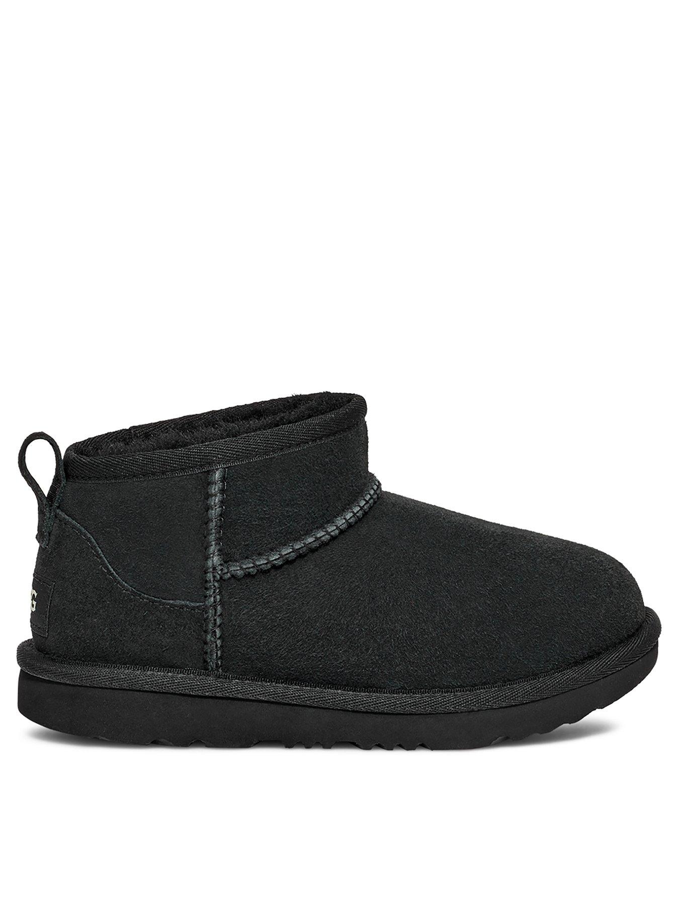  image of ugg-junior-older-kids-classic-ultra-mini-boots--black