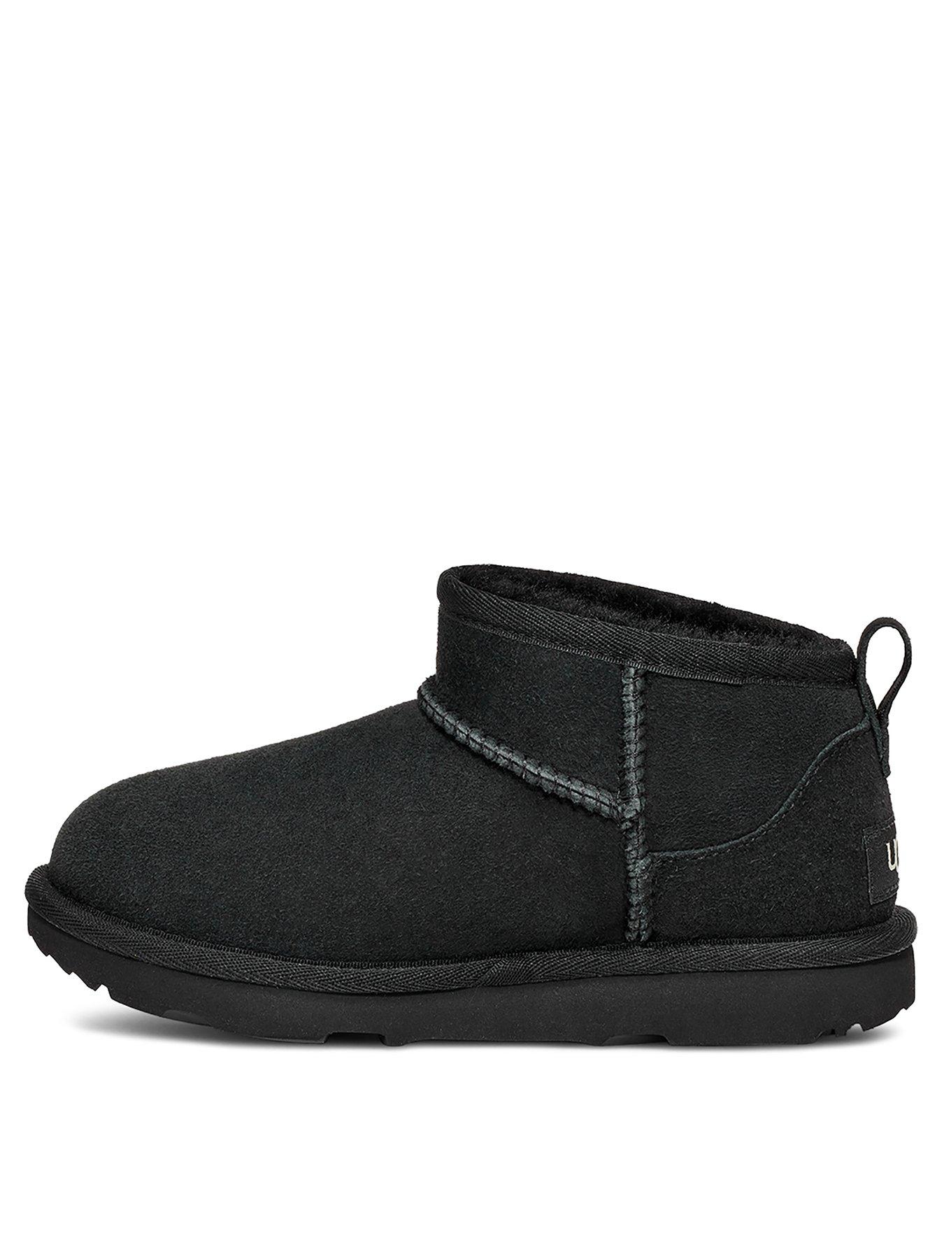  image of ugg-junior-older-kids-classic-ultra-mini-boots--black