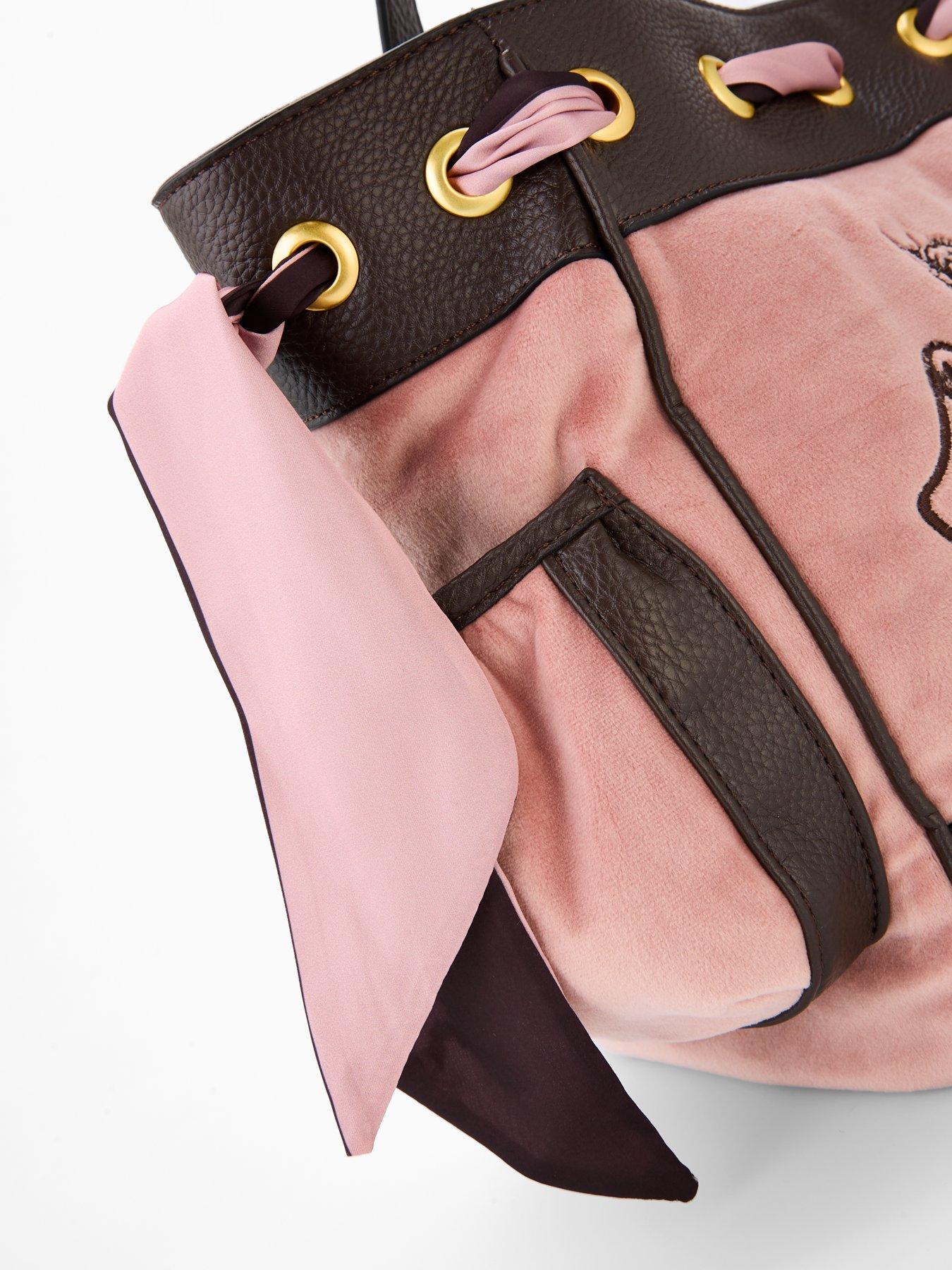  image of juicy-couture-large-double-hand-tote-bag-pink