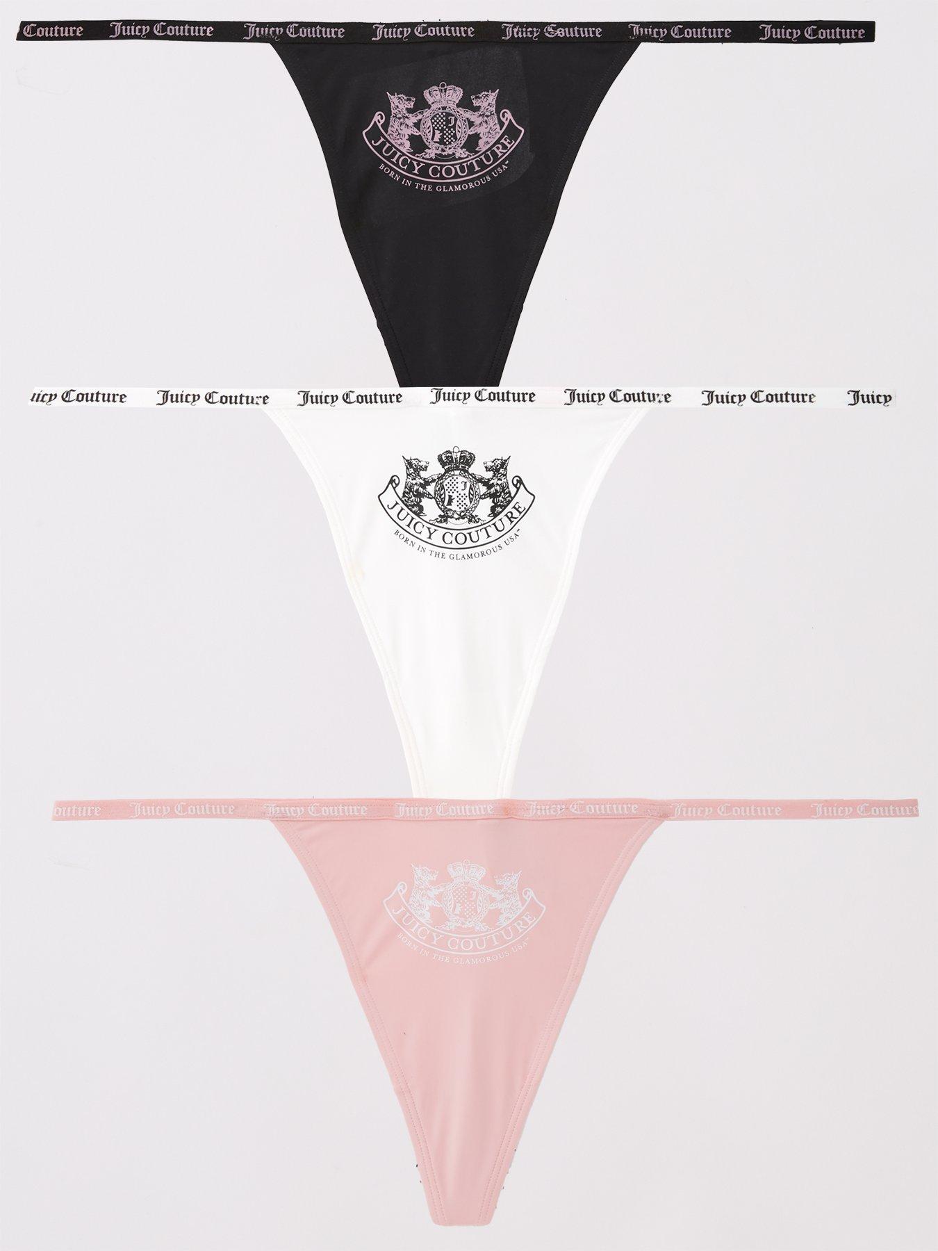Juicy Couture Thong 3 Pack - Multi