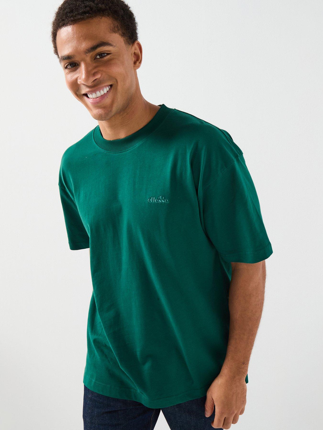 ellesse-mens-suisio-t-shirt-dark-green