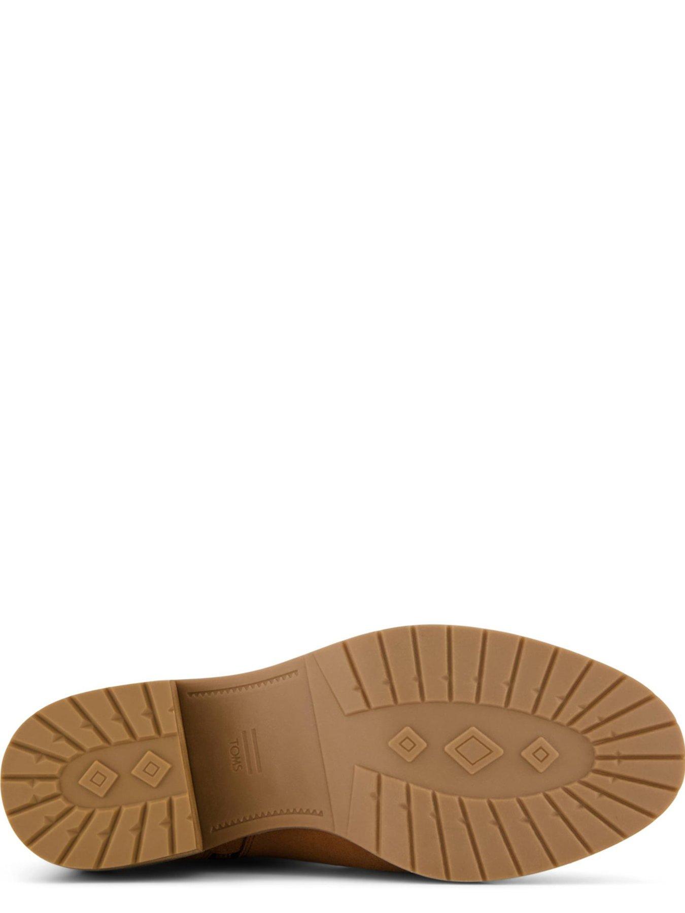  image of toms-hailey-buckle-water-resistant-suede-boot-tan